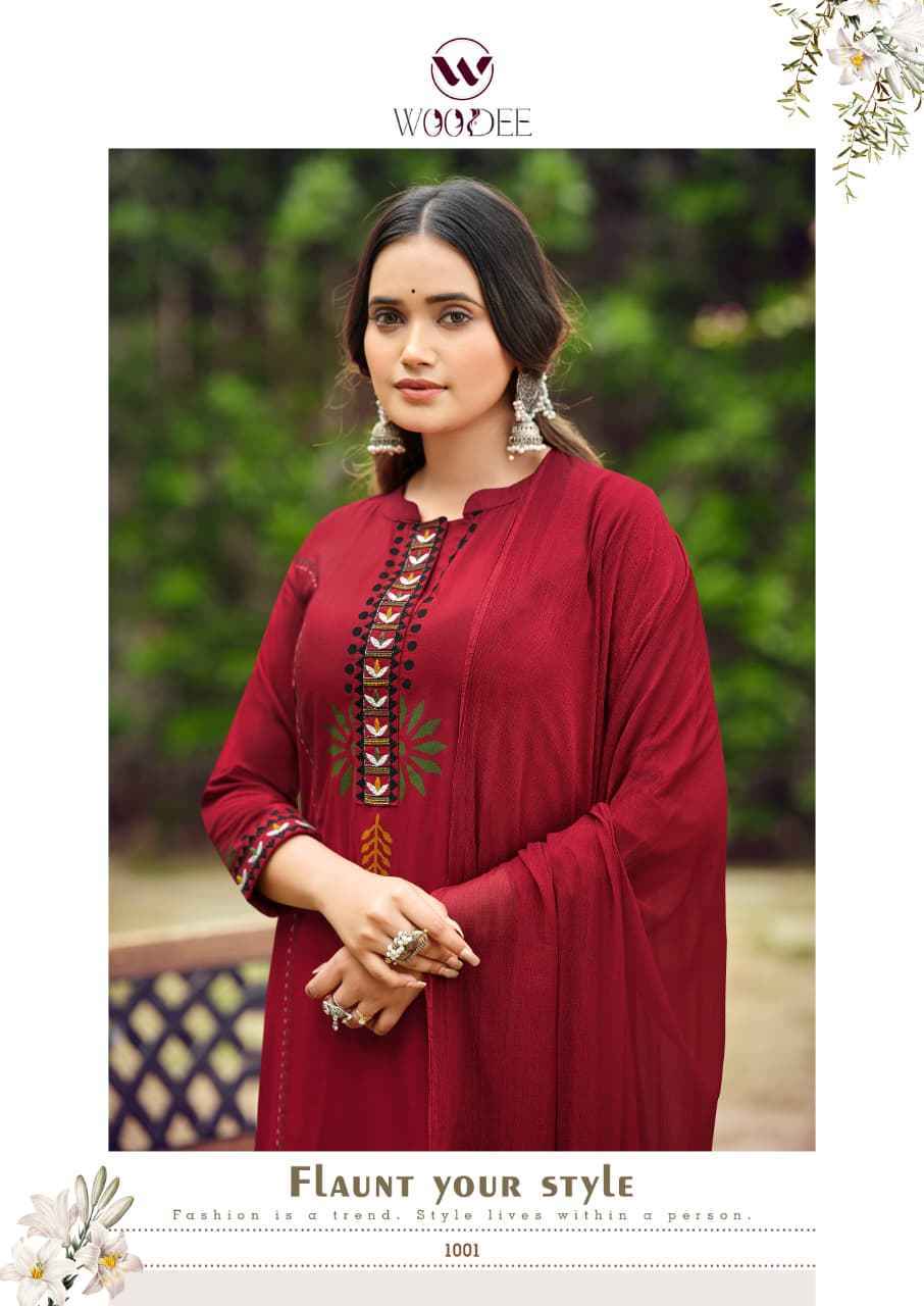 Woodee Saanvi Rayon Kurti Combo Collection _ Latest Catalogue Wholesale Price ( 6 Pcs Catalog )
