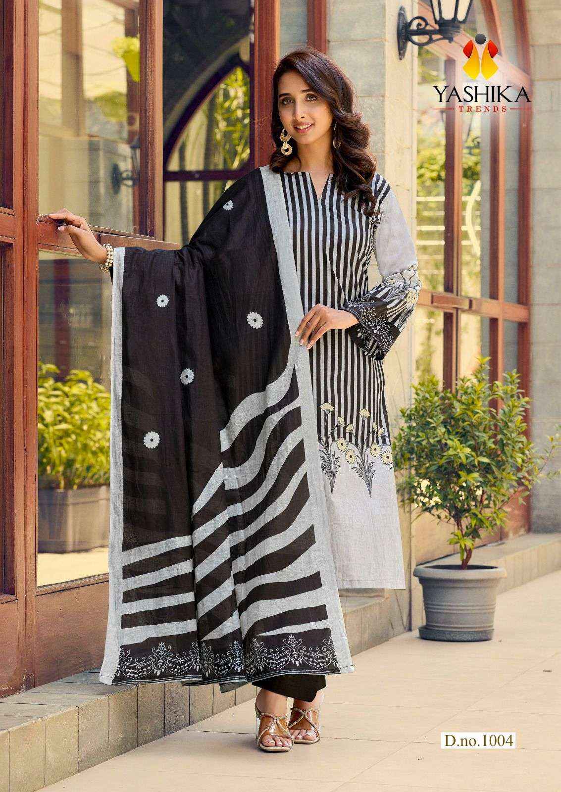 Yashika Ziana Premium Wear Cotton Dress Material Surat Wholesaler ( 8 Pcs Catalogue )