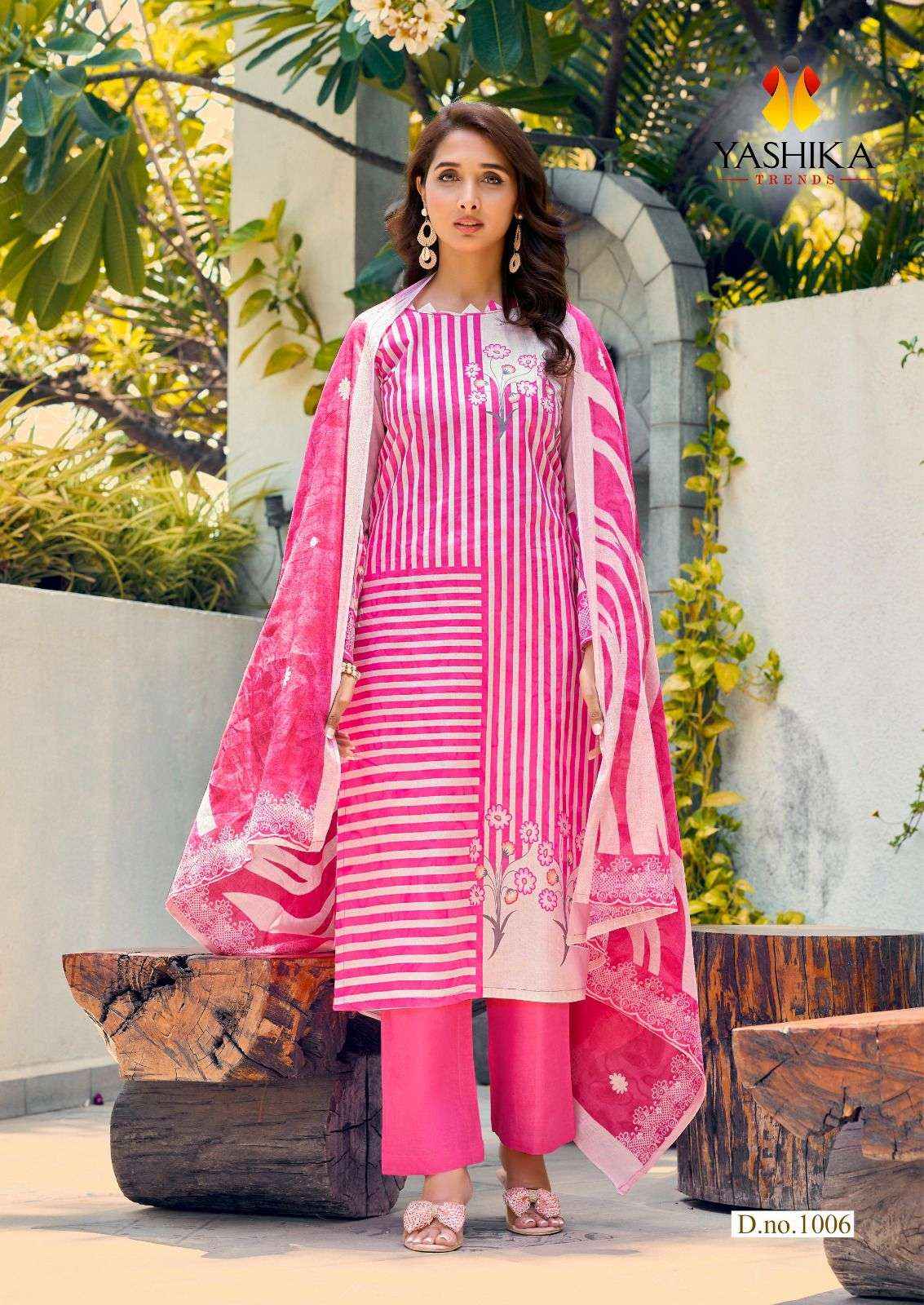 Yashika Ziana Premium Wear Cotton Dress Material Surat Wholesaler ( 8 Pcs Catalogue )