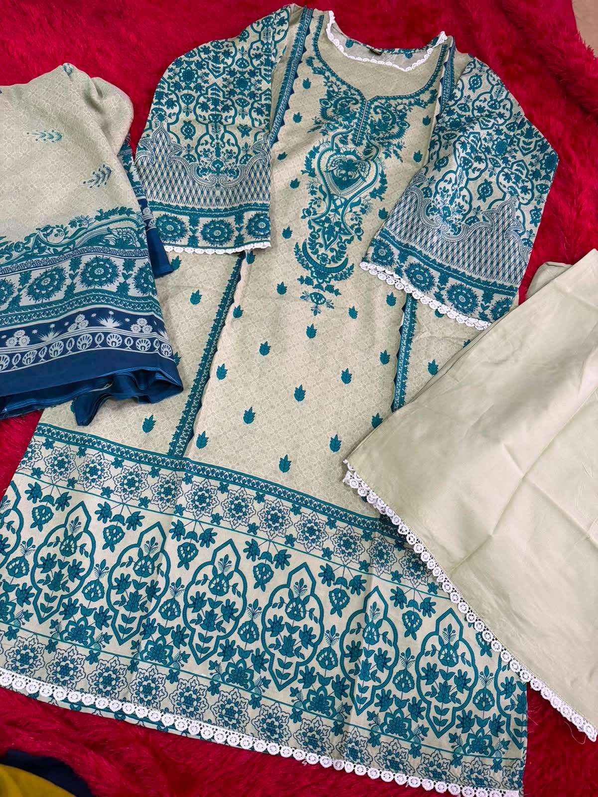 AALIZ PRINTS BIN SAHEED VOL 16 READY MADE COLLECTION _ SURAT WHOLESALE MARKET PRICE ( 4 PCS CATALOG )