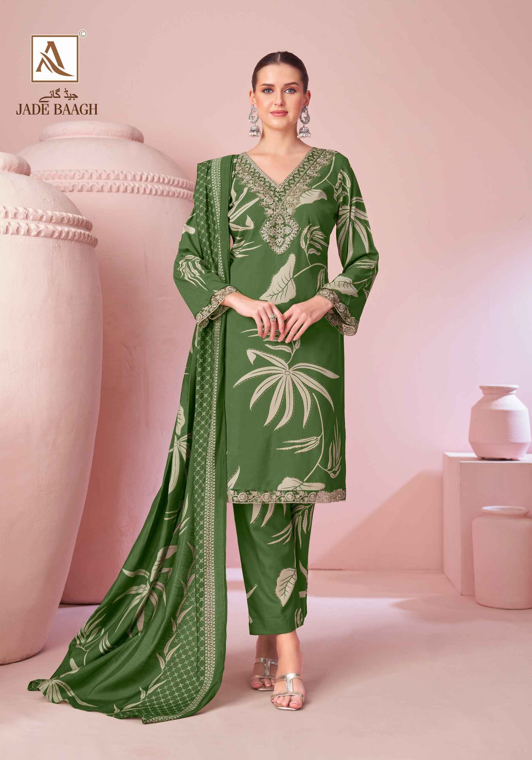 Alok Jade Bagh Viscose Reyon Dress Material Wholesale Online Shopping ( 6 pcs Catalogue )