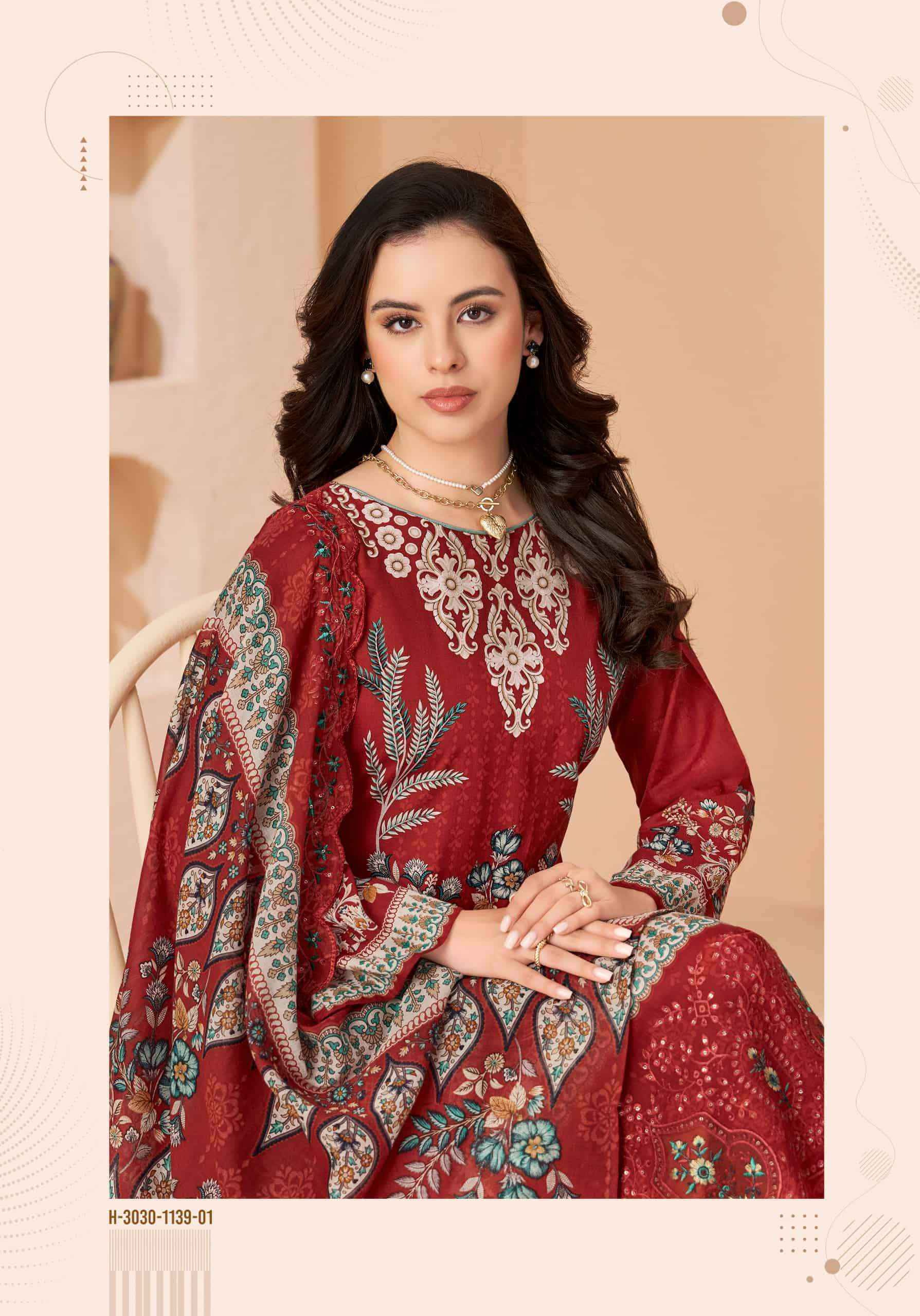 Alok Suit Anarkali Special Pure Cotton Exclusive Salwar Suit _ Surat Wholesale Market Price ( 8 Pcs Catalog )