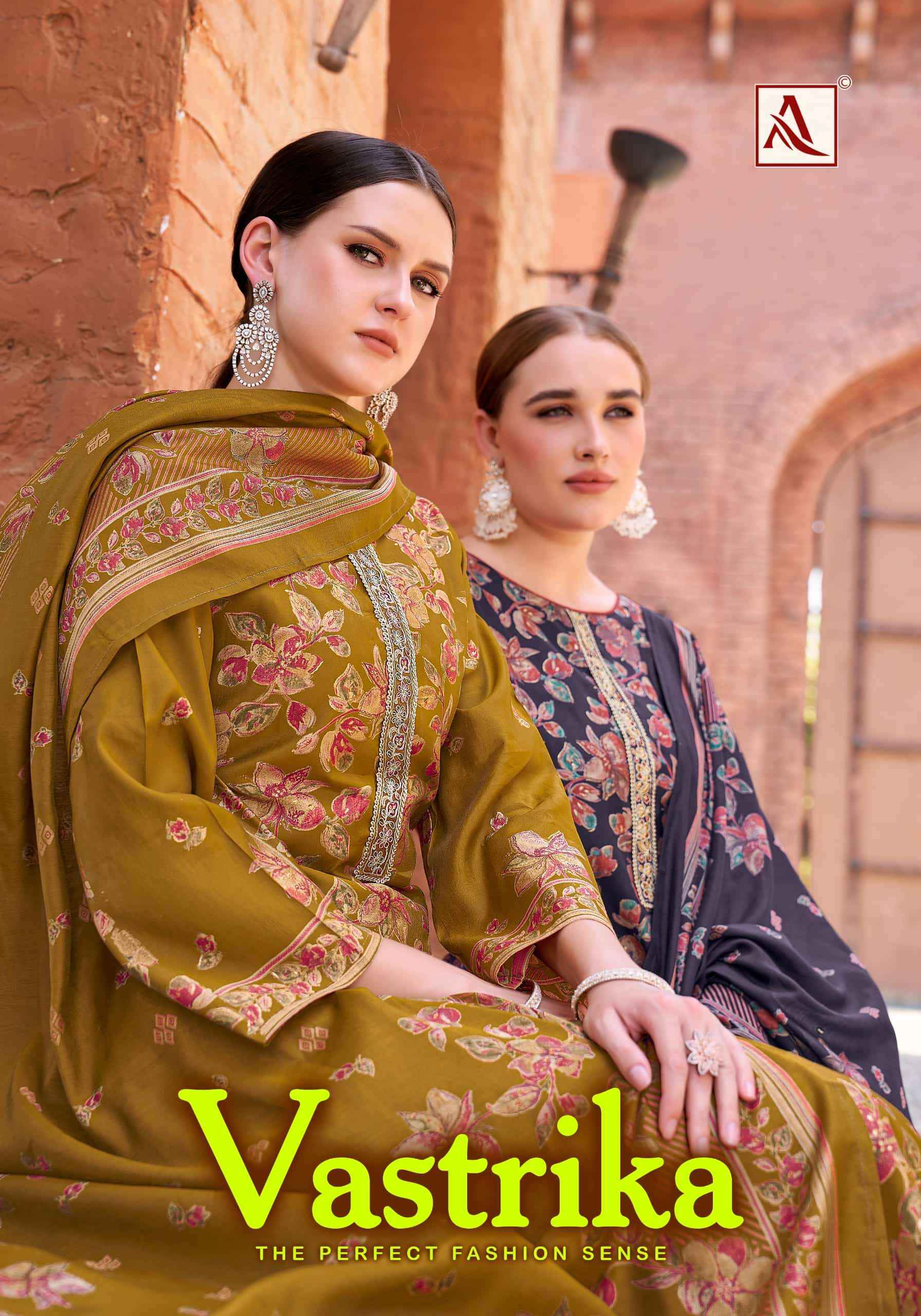 Alok Suit Vastrika Exclusive Ladies Suit Wholesale Price ( 6 Pcs Catalogue )