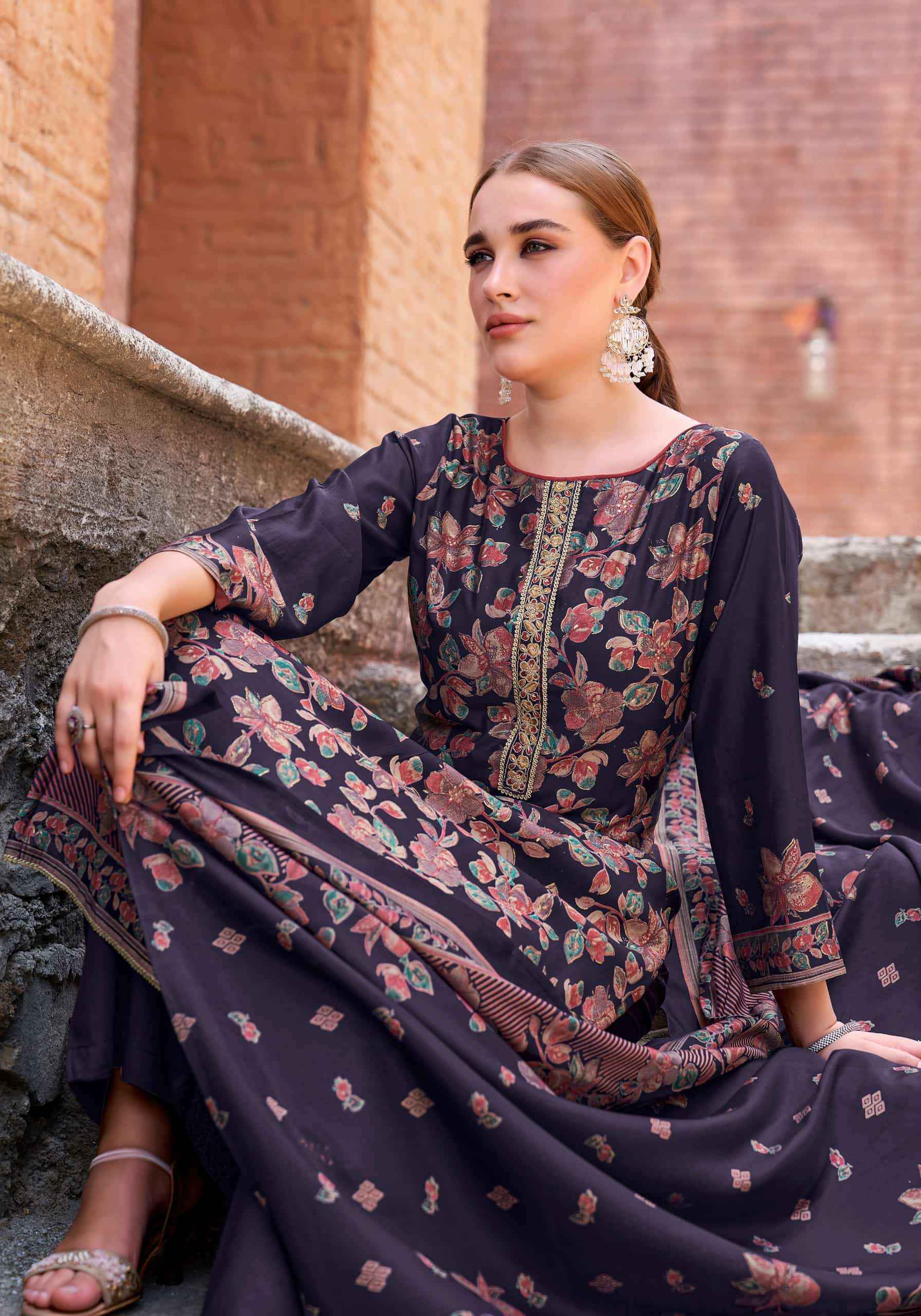 Alok Suit Vastrika Exclusive Ladies Suit Wholesale Price ( 6 Pcs Catalogue )