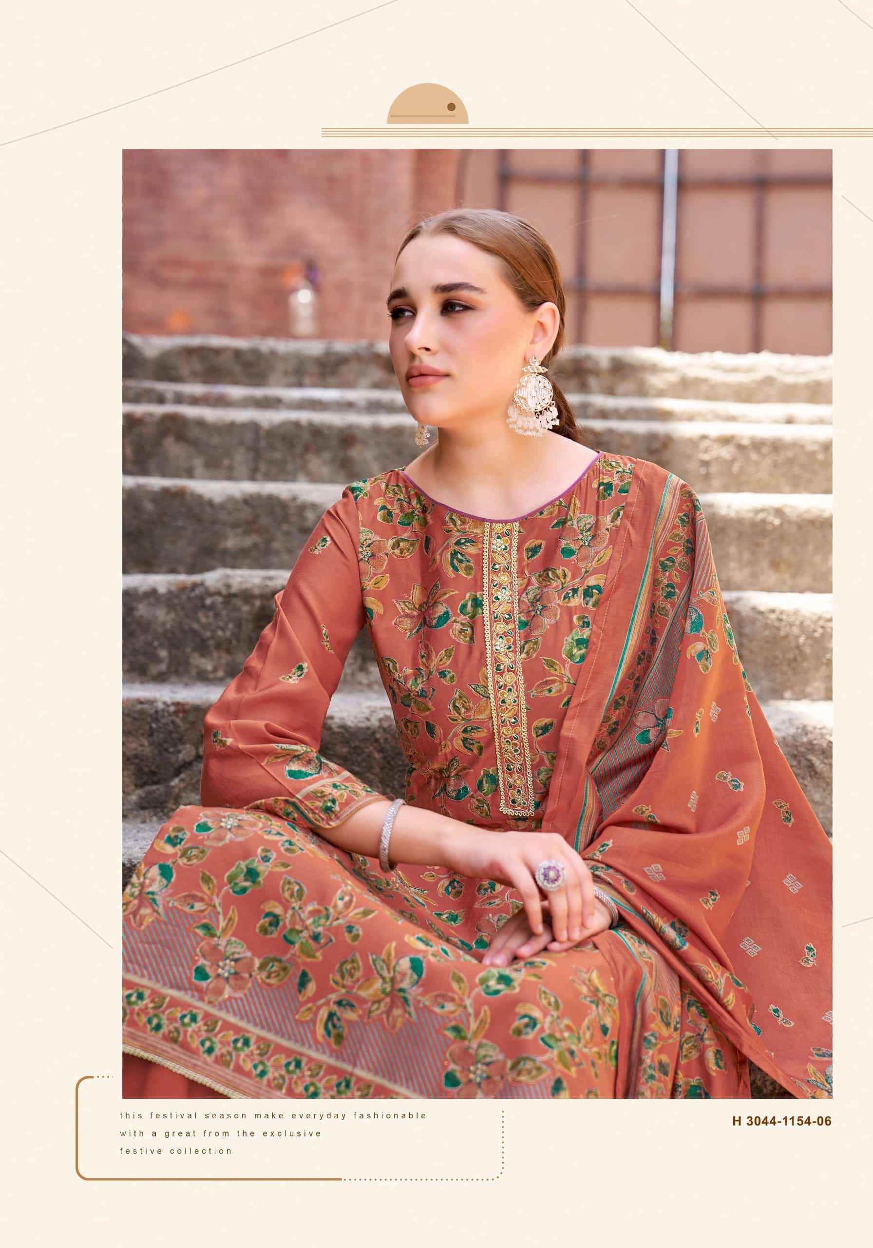 Alok Suit Vastrika Exclusive Ladies Suit Wholesale Price ( 6 Pcs Catalogue )