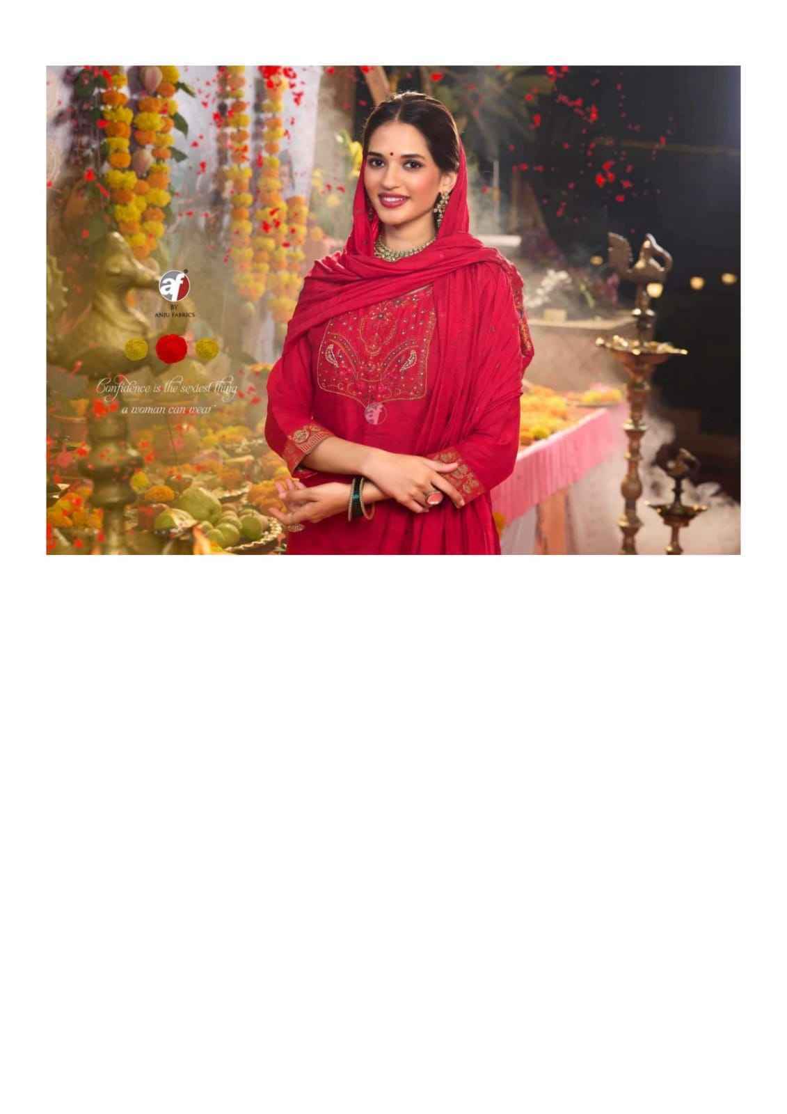 Anju Fabrics Palki Vol 4 Muslin Kurti Combo Set _ Surat Wholesale Market Price ( 6 Pcs catalog )
