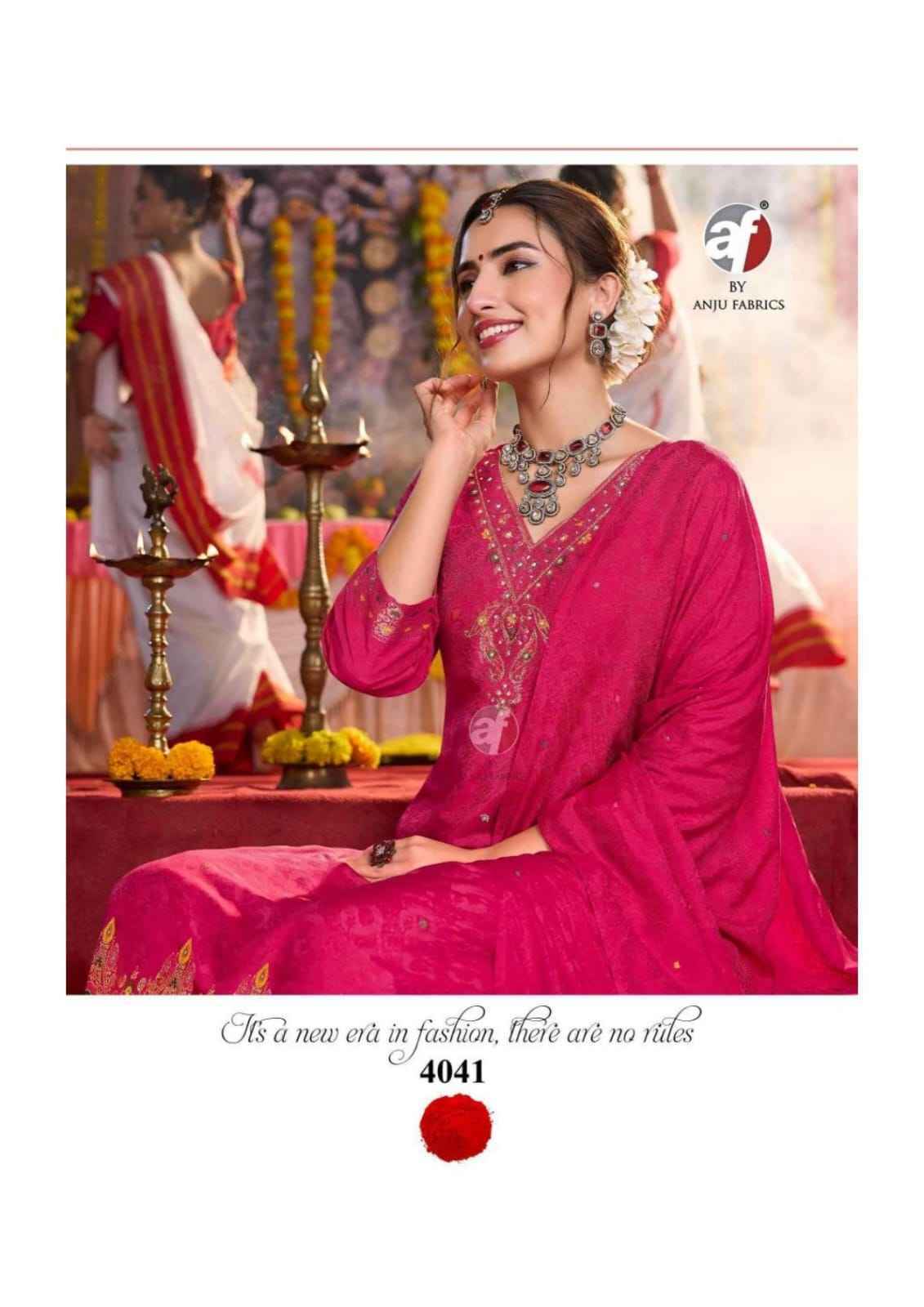 Anju Fabrics Palki Vol 4 Muslin Kurti Combo Set _ Surat Wholesale Market Price ( 6 Pcs catalog )