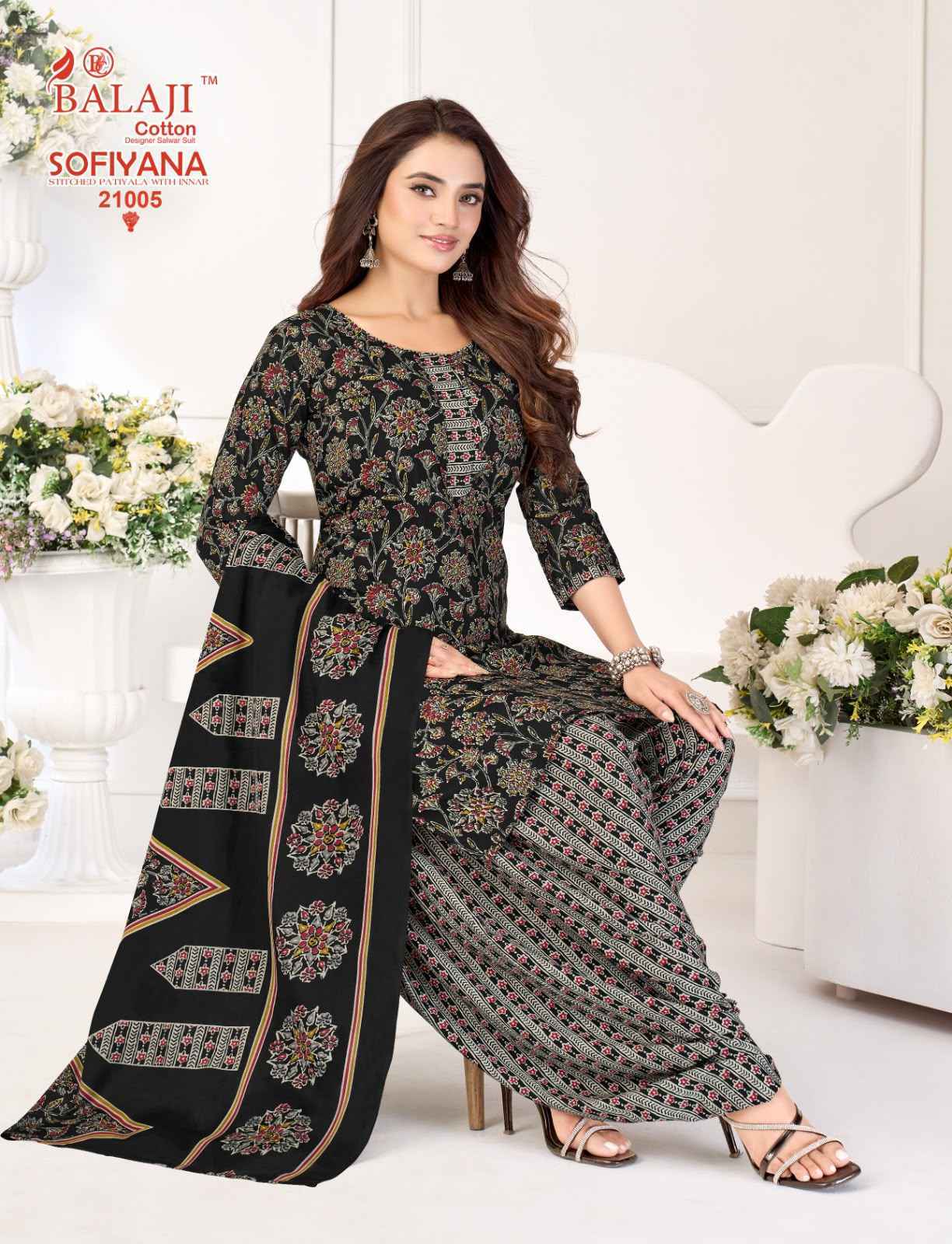 Balaji Sofiyana Vol 21 Readymade Cotton Dress _ Surat Wholesale Market Price ( 12 Pcs Catalog )