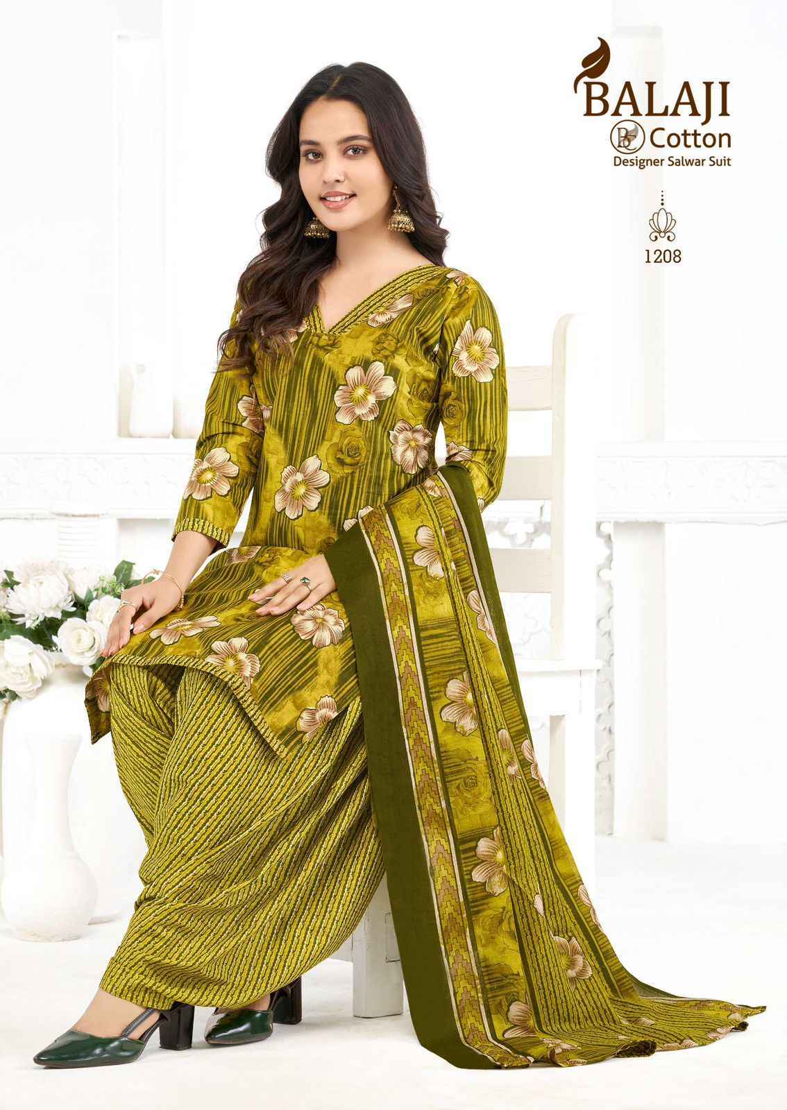 Balaji Sui Dhaga Vol 12 Cotton Readymade Dress Wholesale Supplier ( 10 pcs Catalogue )