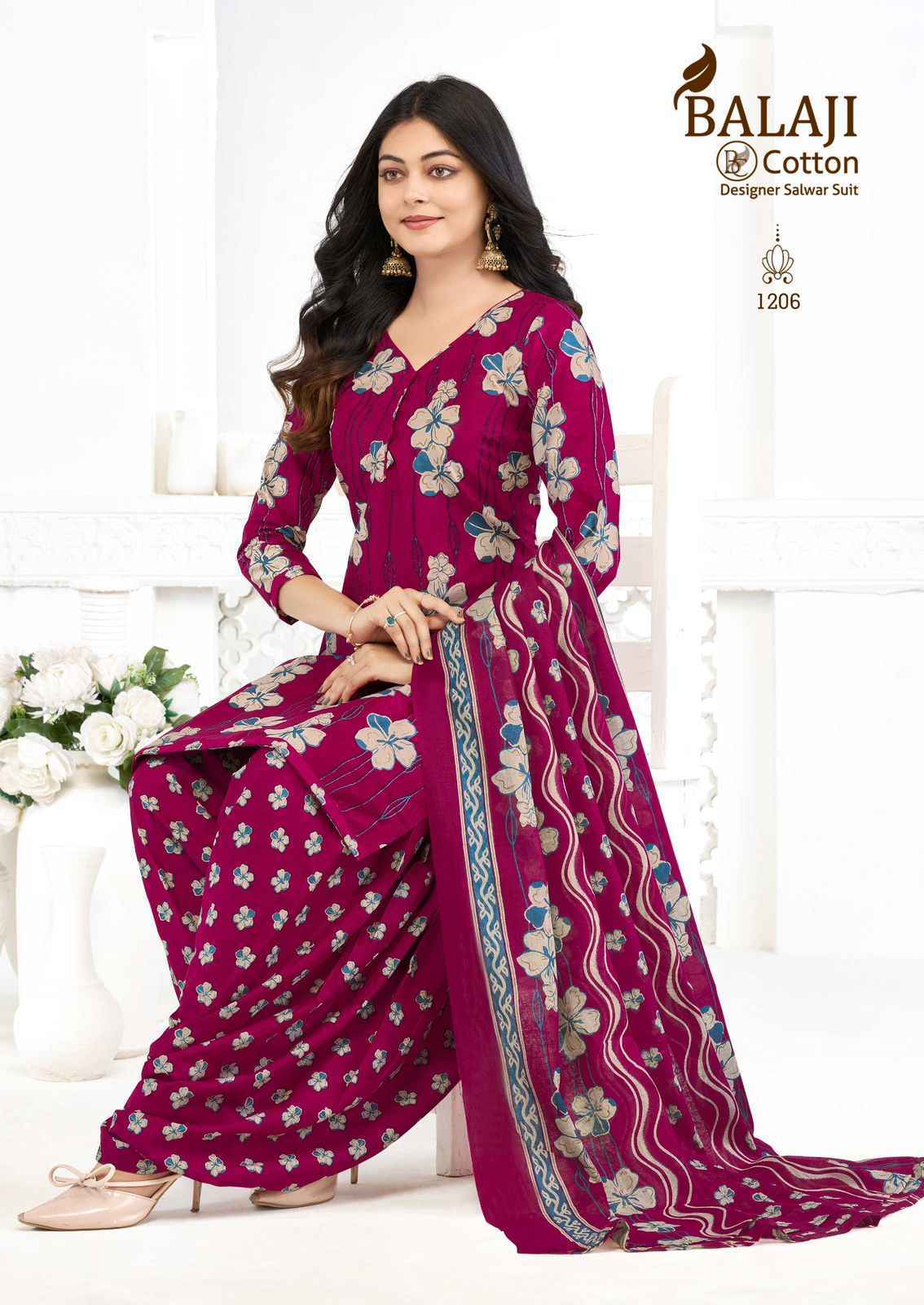 Balaji Sui Dhaga Vol 12 Cotton Readymade Dress Wholesale Supplier ( 10 pcs Catalogue )