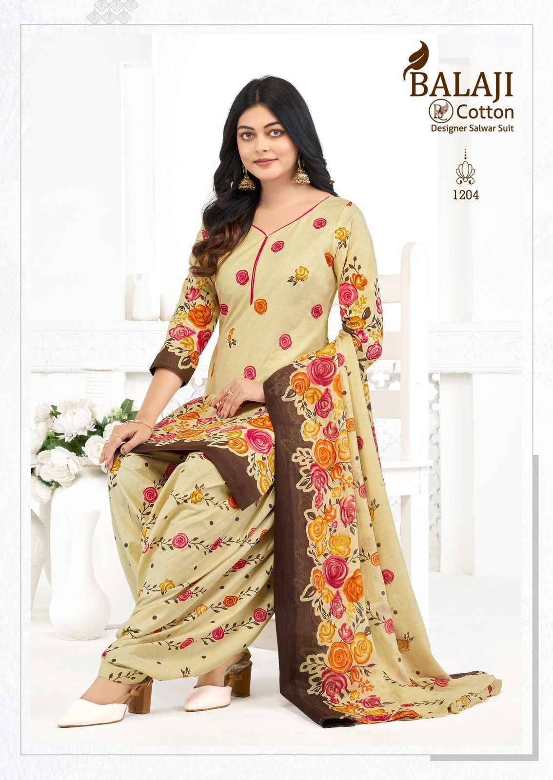 Balaji Sui Dhaga Vol 12 Cotton Readymade Dress Wholesale Supplier ( 10 pcs Catalogue )