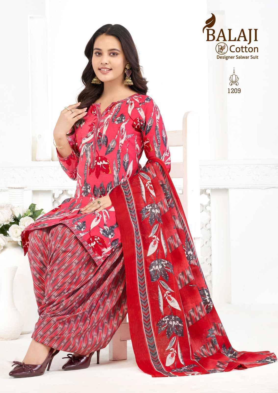 Balaji Sui Dhaga Vol 12 Cotton Readymade Dress Wholesale Supplier ( 10 pcs Catalogue )