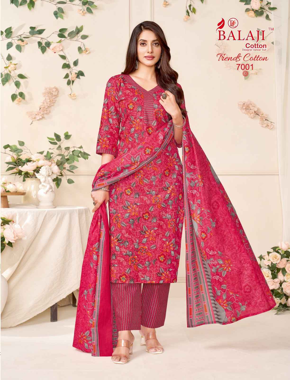 Balaji Trends Cotton Vol 7 Readymade Cotton Dress _ Surat Wholesale Price ( 10 Pcs Catalog )