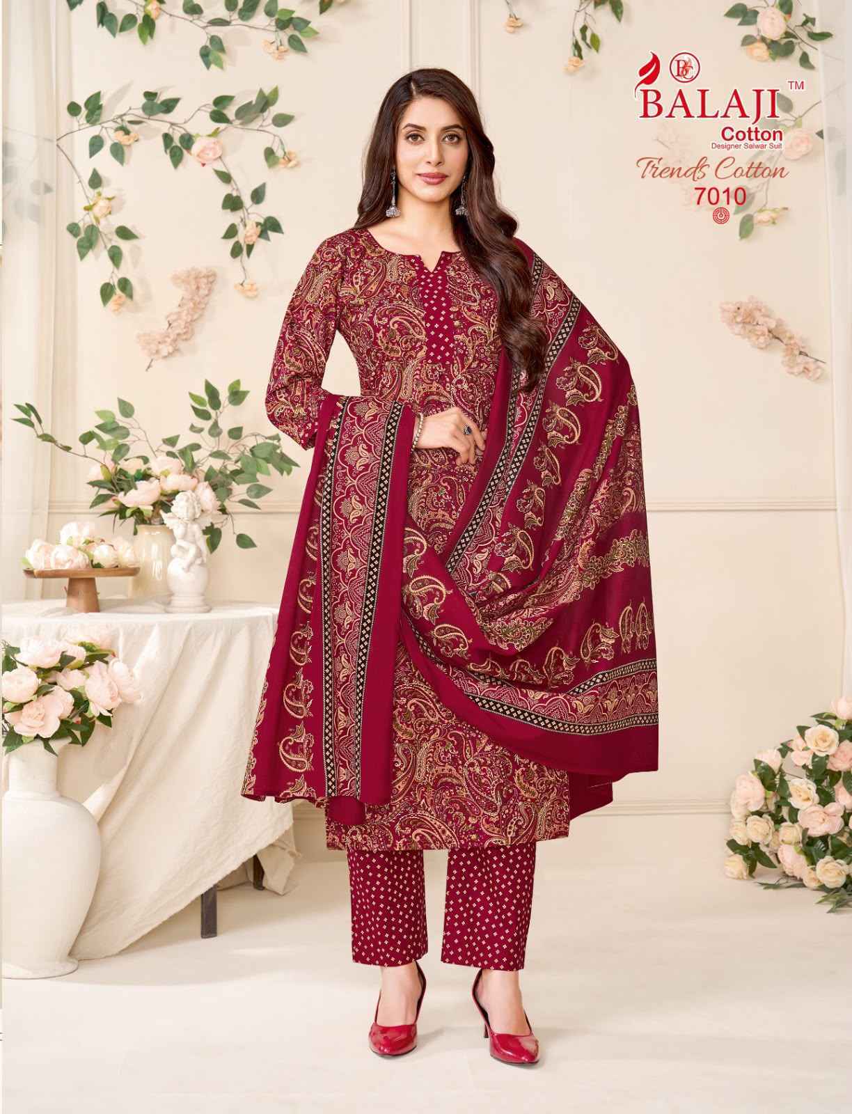 Balaji Trends Cotton Vol 7 Readymade Cotton Dress _ Surat Wholesale Price ( 10 Pcs Catalog )