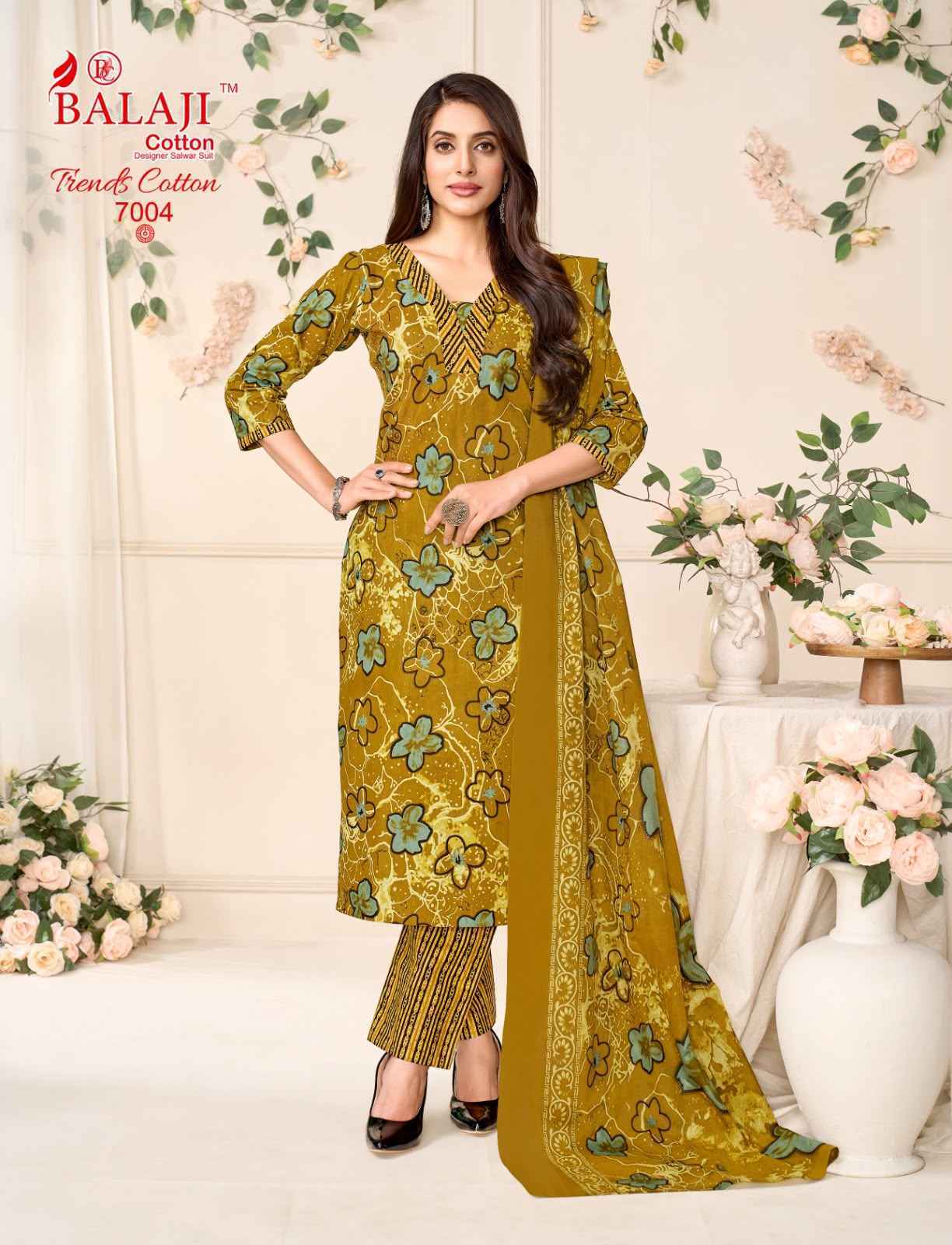 Balaji Trends Cotton Vol 7 Readymade Cotton Dress _ Surat Wholesale Price ( 10 Pcs Catalog )