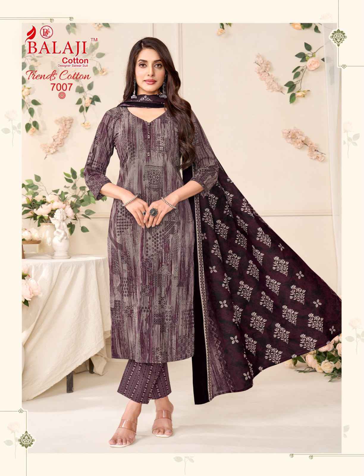 Balaji Trends Cotton Vol 7 Readymade Cotton Dress _ Surat Wholesale Price ( 10 Pcs Catalog )
