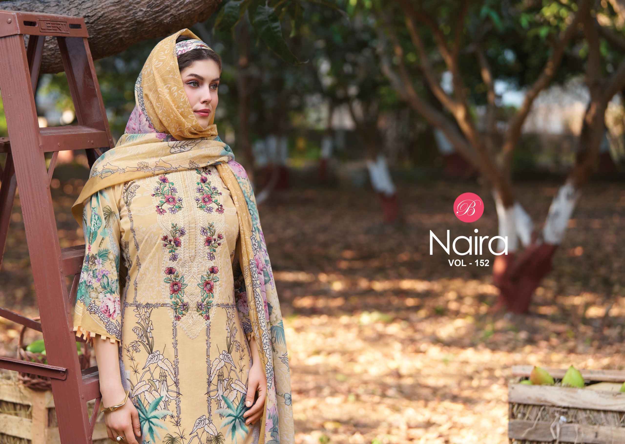 Belliza Naira Vol 152 Cotton Dress Material 8 Pcs Catalog Wholesale