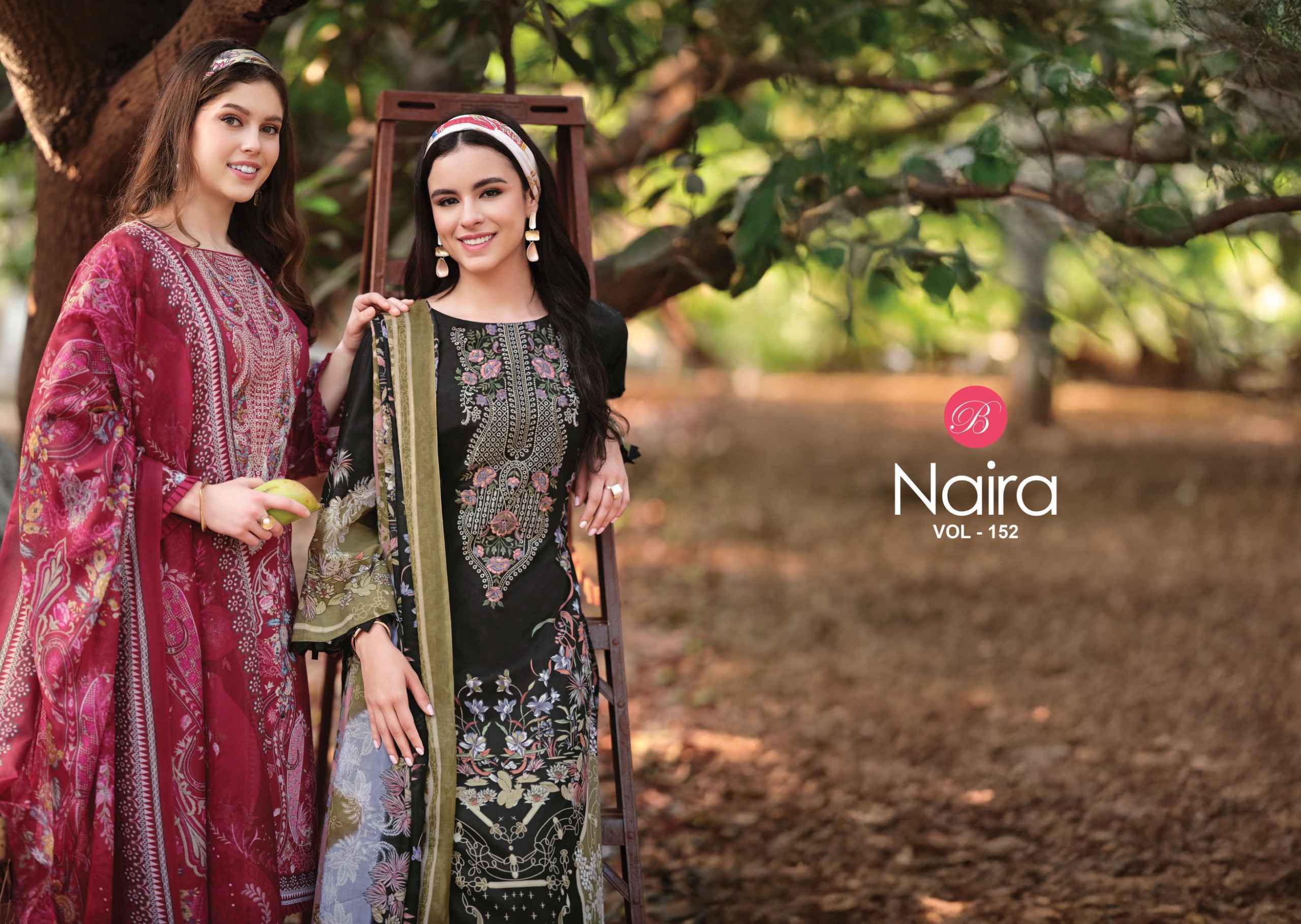 Belliza Naira Vol 152 Cotton Dress Material 8 Pcs Catalog Wholesale