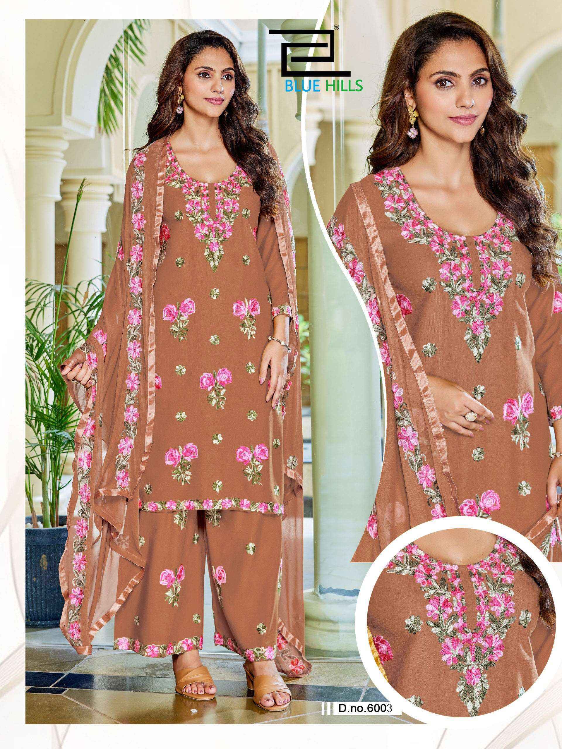 Blue Hills Jannat Vol 3 Rayon Kurti Combo Surat Wholesale Market ( 4 pcs Catalogue )