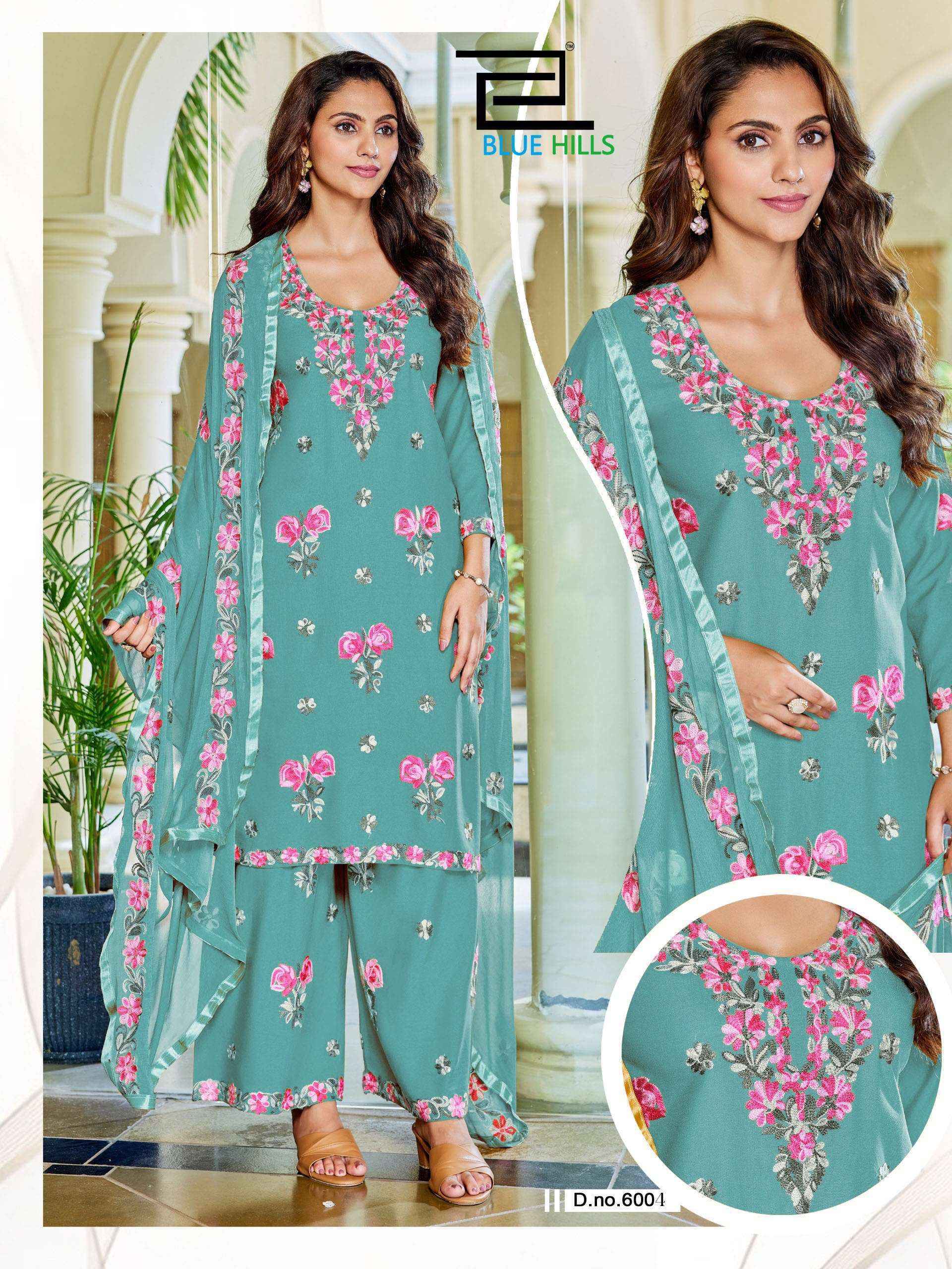 Blue Hills Jannat Vol 3 Rayon Kurti Combo Surat Wholesale Market ( 4 pcs Catalogue )