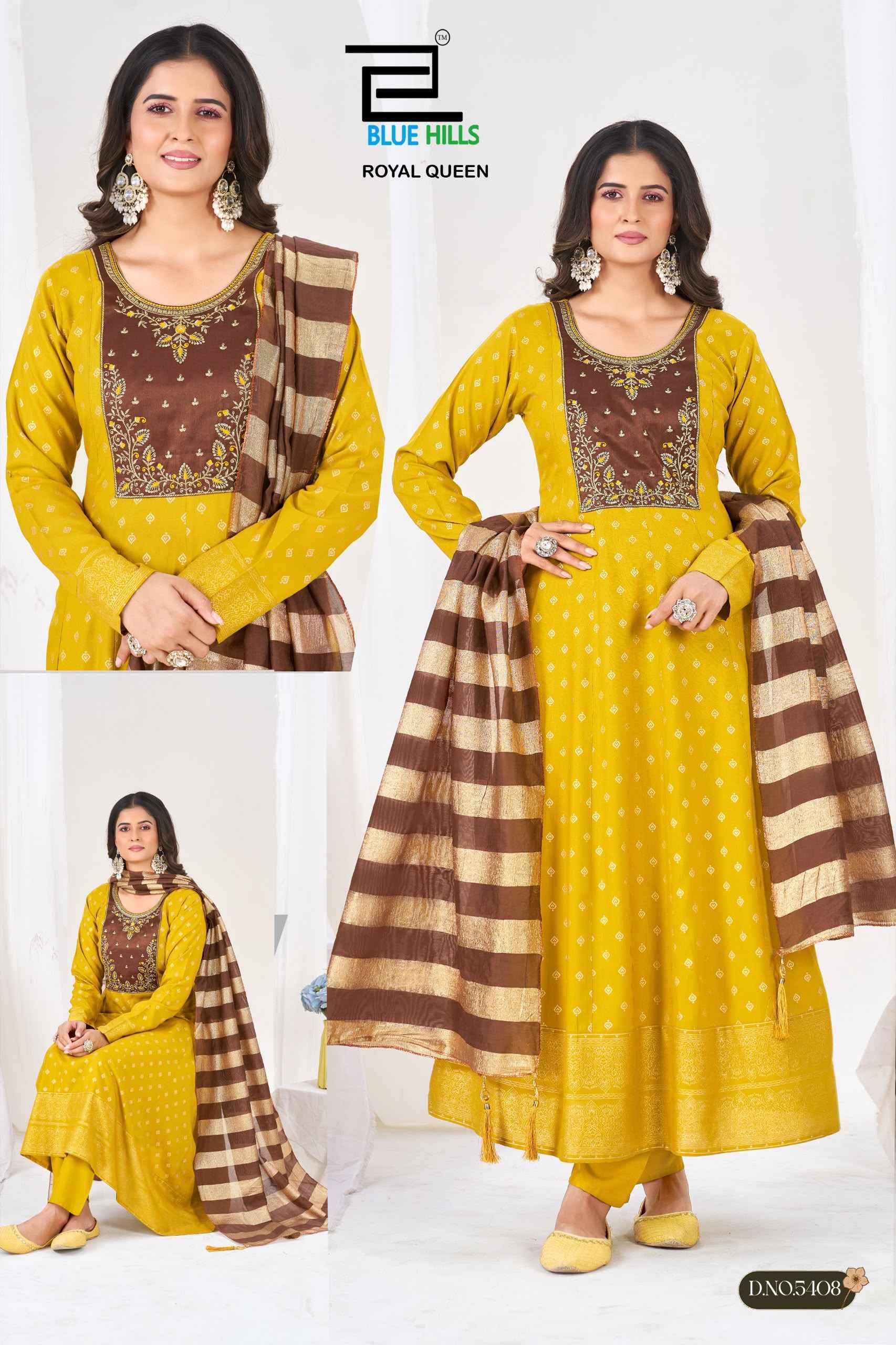 Blue Hills Royal Queen Rayon Kurti Combo _ Surat Wholesale Price ( 6 Pcs Catalog )