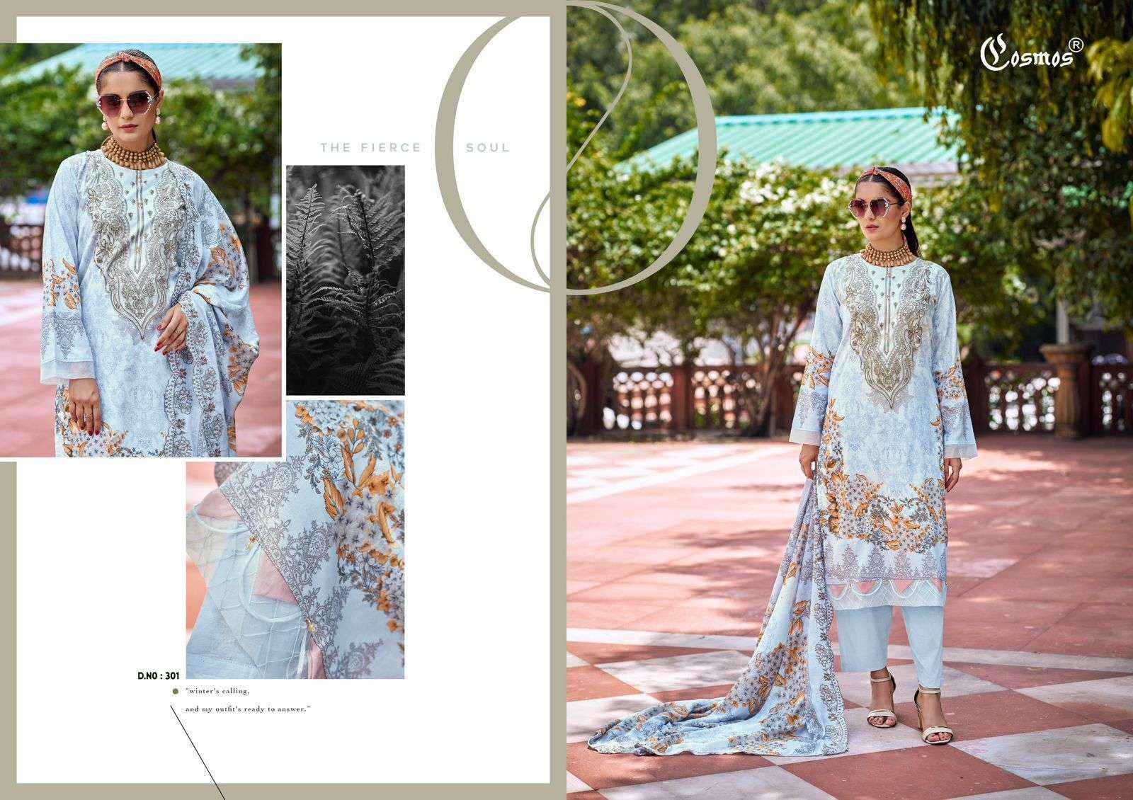 Cosmos Needle Wonder Vol 3 Pakistani Lawn Cotton Suits Surat Wholesaler ( 8 Pcs Catalogue )