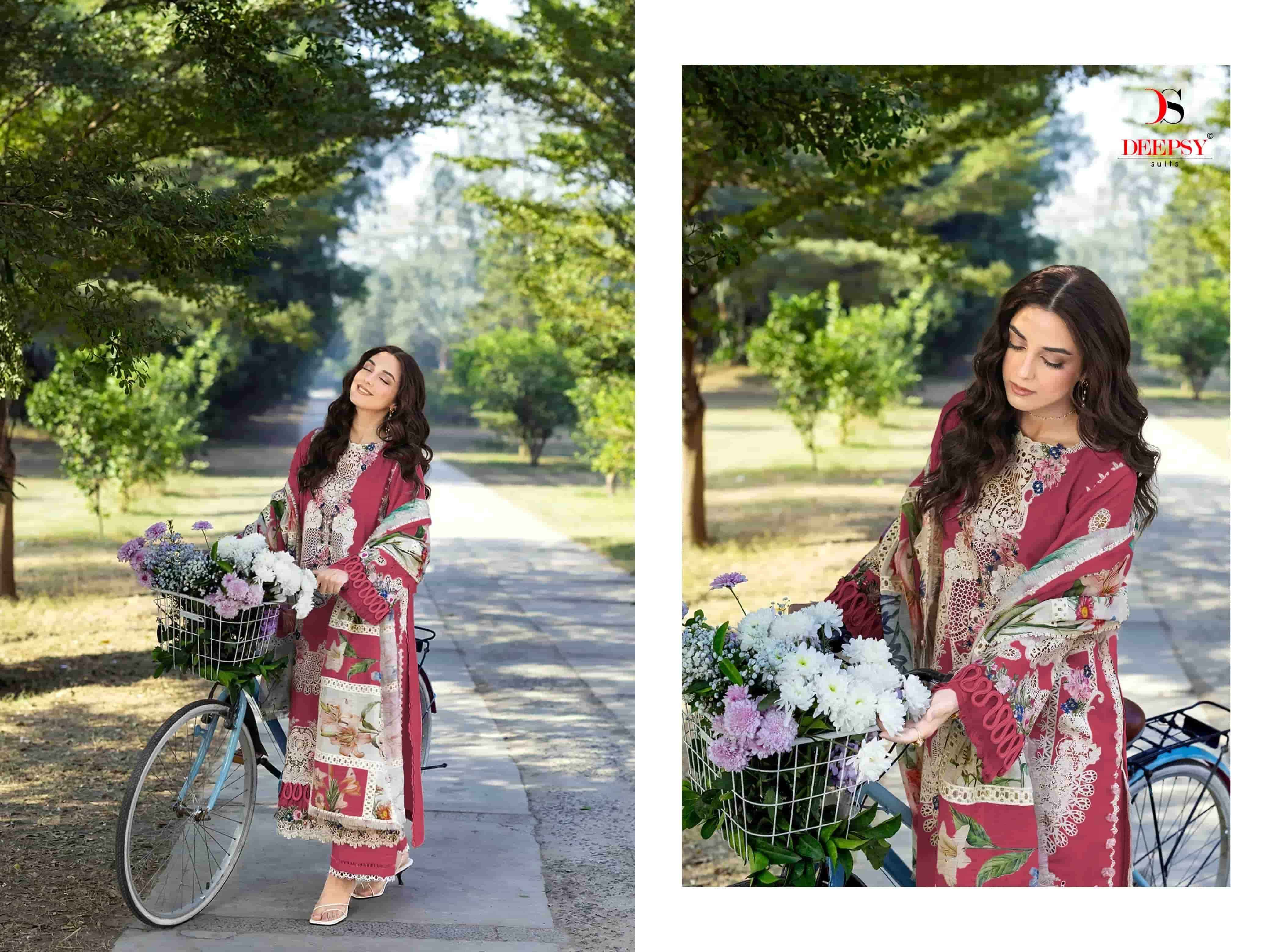 Deepsy Elaf Premium Vol 8 Pakistani Cotton Salwar Suit _ Surat Wholesale Texteli Market Price ( 6 Pcs Catalog )