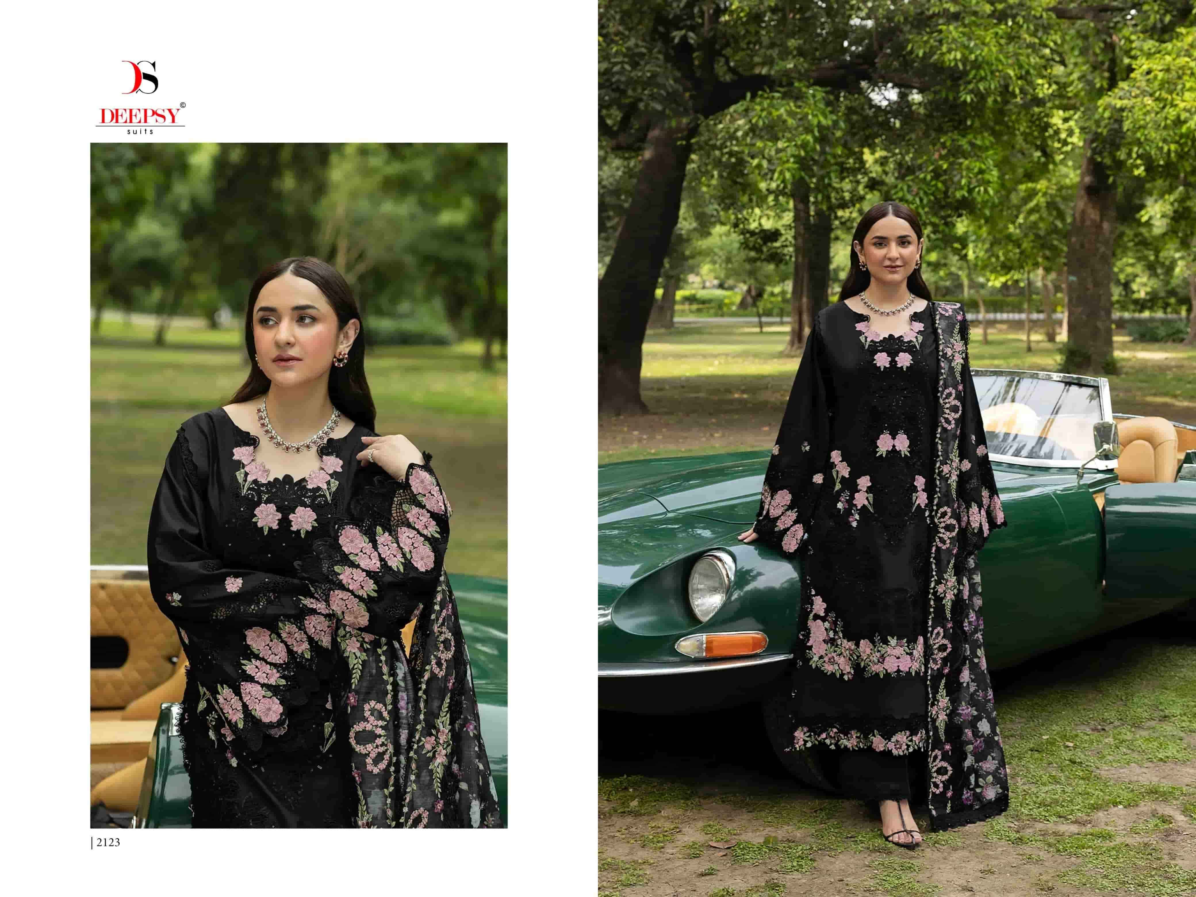 Deepsy Elaf Premium Vol 8 Pakistani Cotton Salwar Suit _ Surat Wholesale Texteli Market Price ( 6 Pcs Catalog )
