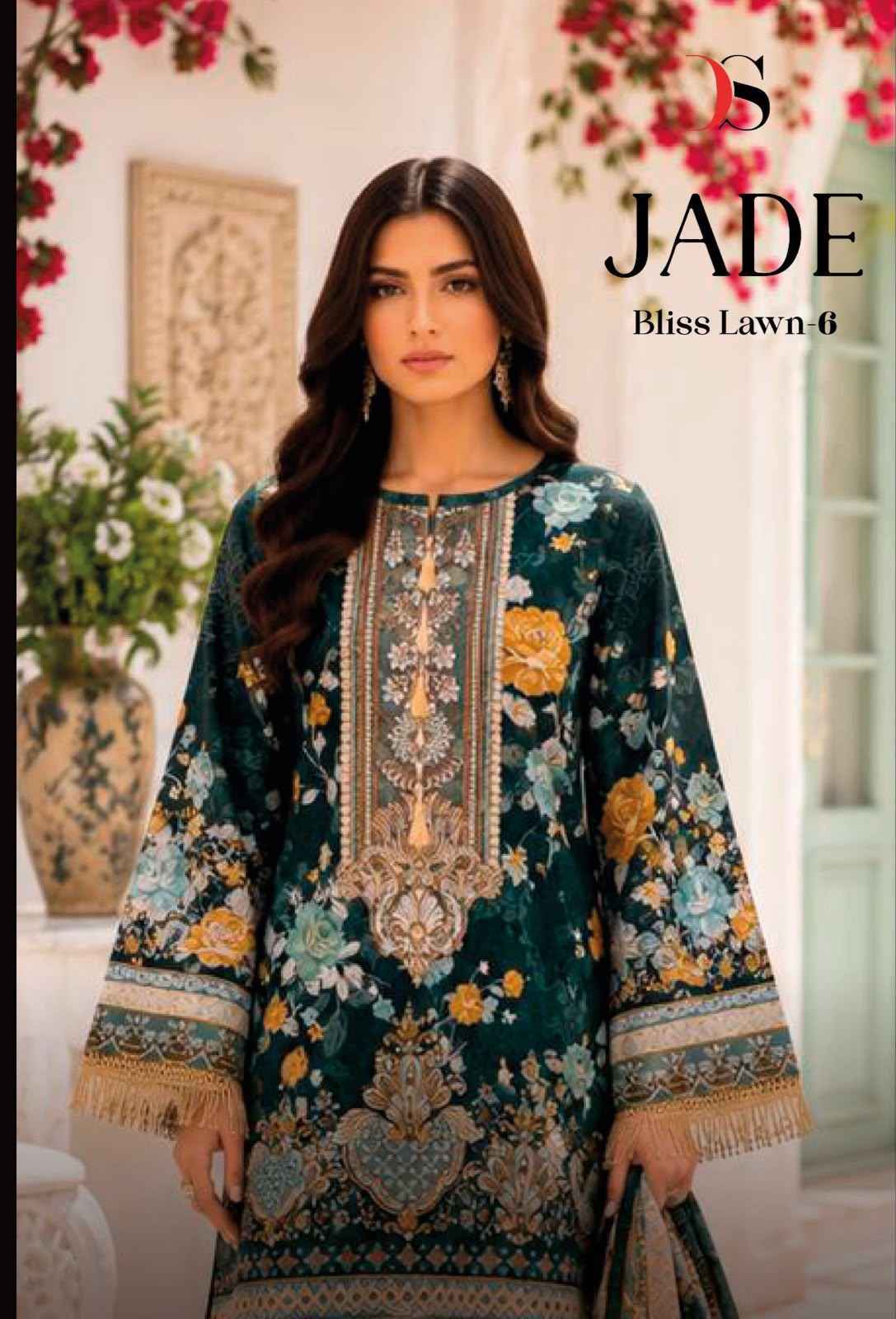 Deepsy Jade Bliss Lawn Vol 6 Cotton Dress Material Surat Wholesale Bazaar ( 8 Pcs Catalog )