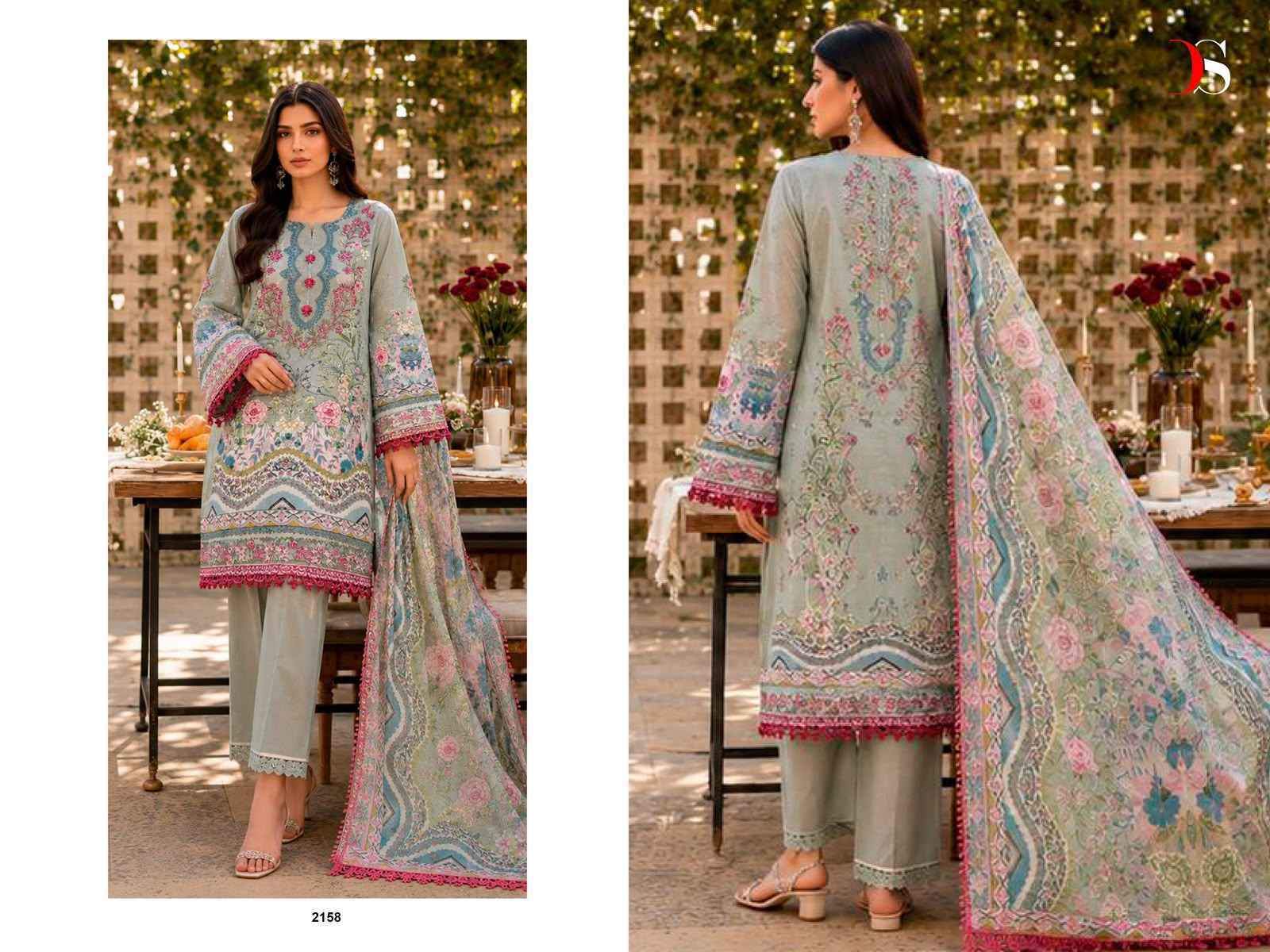 Deepsy Jade Bliss Lawn Vol 6 Cotton Dress Material Surat Wholesale Bazaar ( 8 Pcs Catalog )