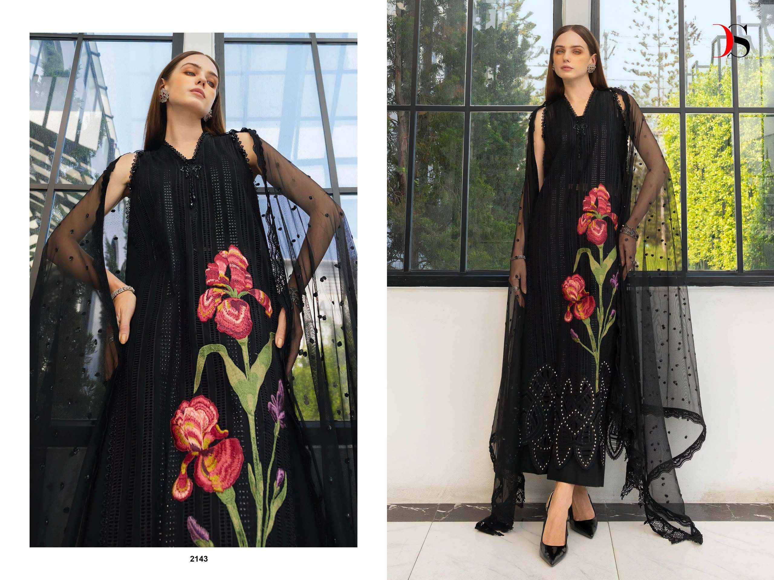Deepsy Maria B Embroidered Vol 6 Cotton Pakistani Dress Material Wholesale Surat ( 4 pcs Catalogue )
