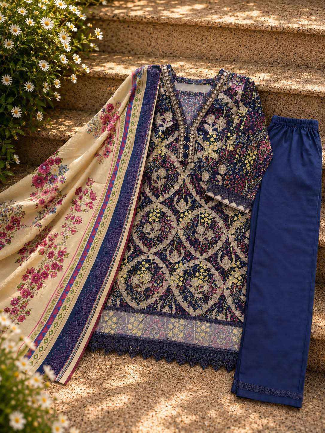Deepsy Maria B Mprint Vol 7 Premium Pakistani Suits Wholesale Price ( 8 Pcs Catalogue )