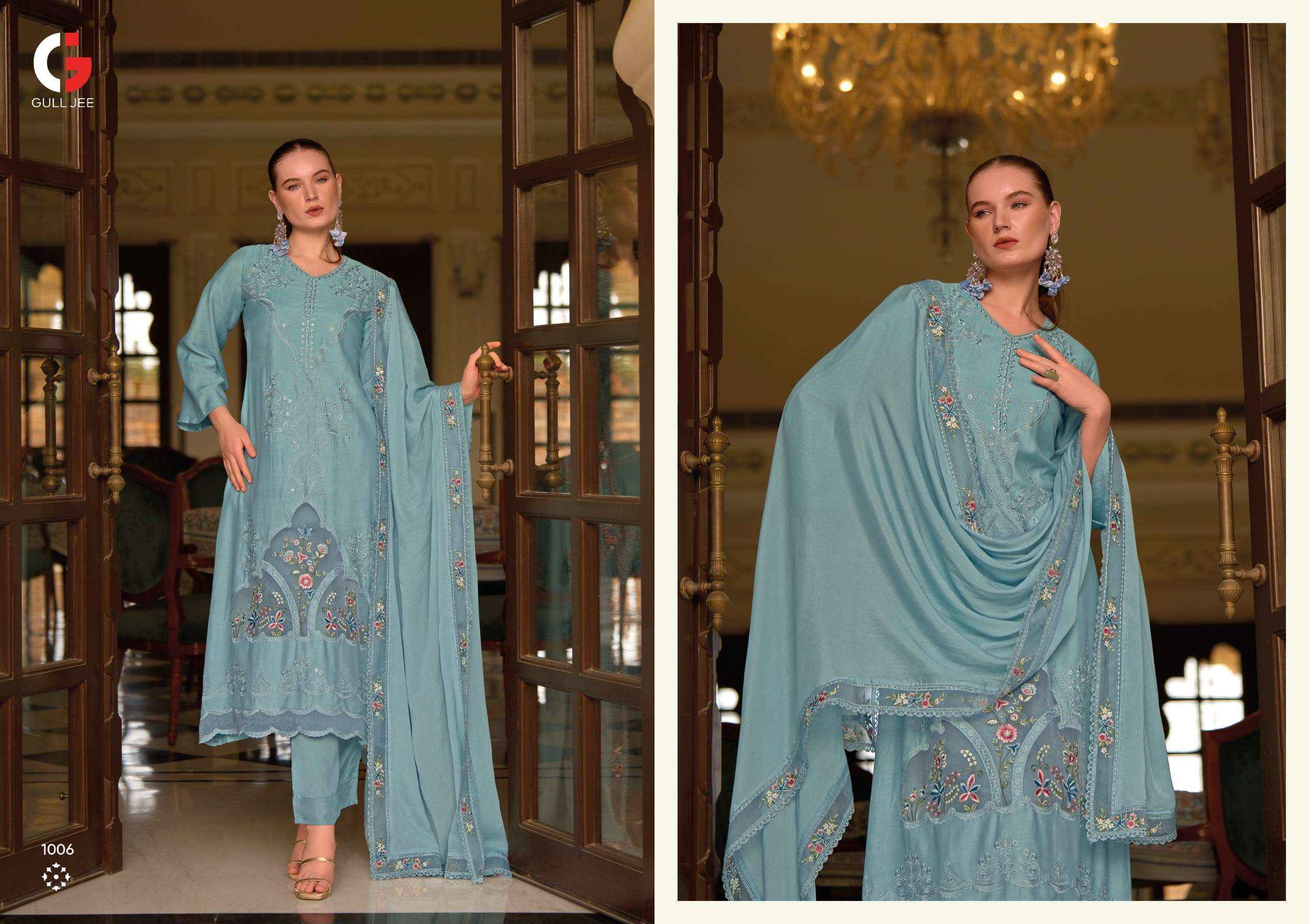 DEEPSY SUITS GULL JEE GRASSY VISCOSE HEAVY EMBROIDERED DESIGNER WORK SALWAR SUIT _ WHOLESALE SURAT MARKET PRICE ( 6 PCS CATALOG )