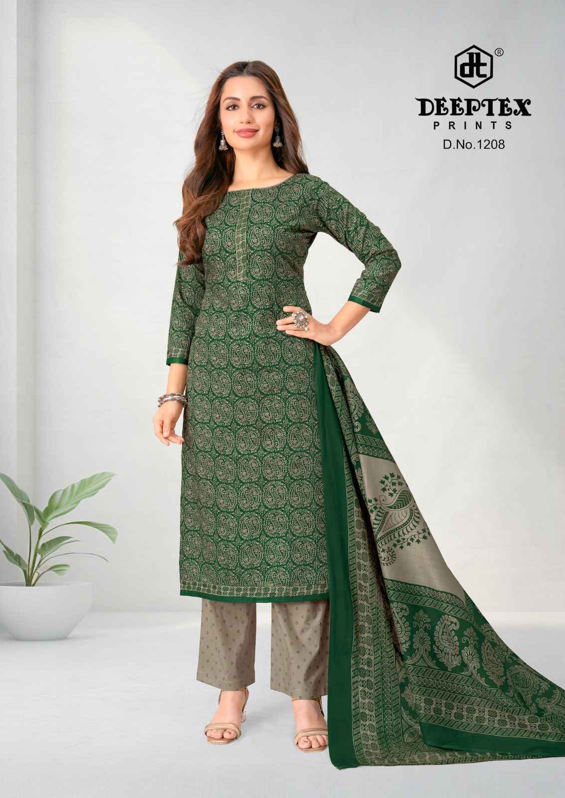 Deeptex Aaliza Vol 12 Cotton Salwar Suit _ Surat Wholesale Market Rate ( 10 Pcs Catalog )