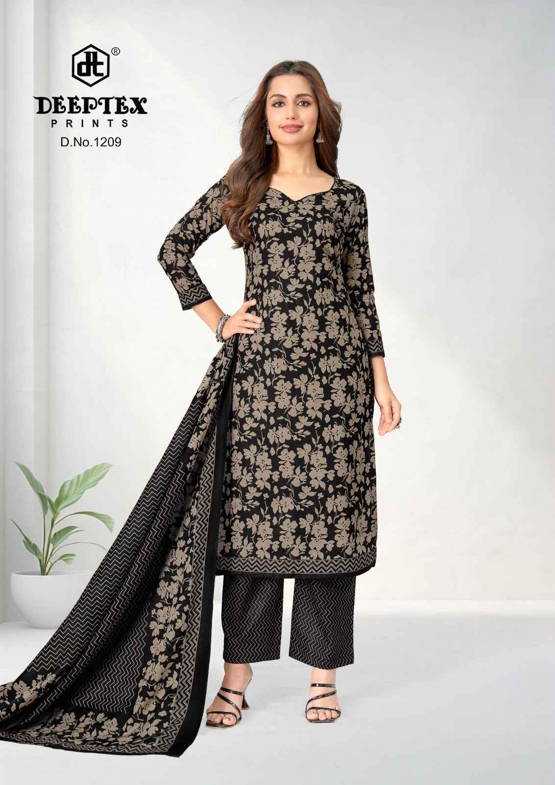 Deeptex Aaliza Vol 12 Cotton Salwar Suit _ Surat Wholesale Market Rate ( 10 Pcs Catalog )