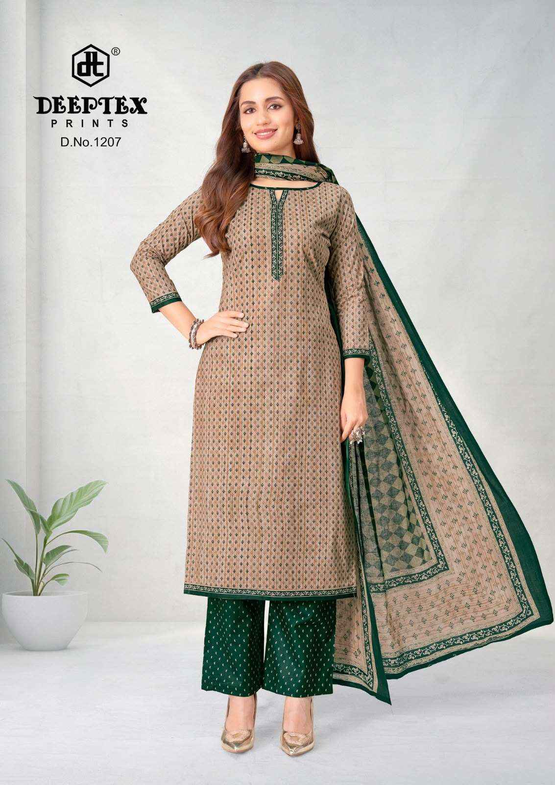 Deeptex Aaliza Vol 12 Readymade Cotton Suits Latest Catalogue Wholesale Price ( 10 Pcs Catalogue )