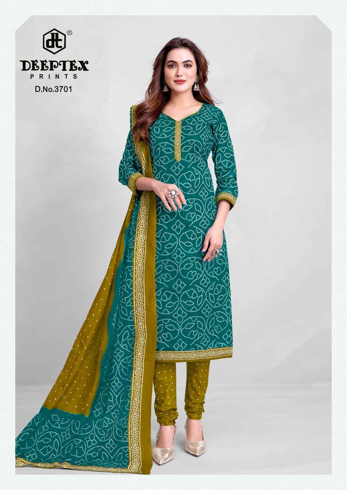 Deeptex Prints Classic Chunaris Vol 37 Cotton Dress Material Wholesale Surat ( 10 Pcs Catalogue )