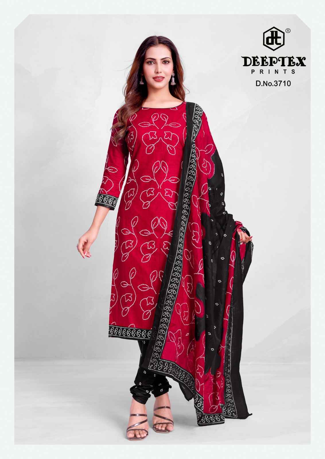 Deeptex Prints Classic Chunaris Vol 37 Cotton Dress Material Wholesale Surat ( 10 Pcs Catalogue )