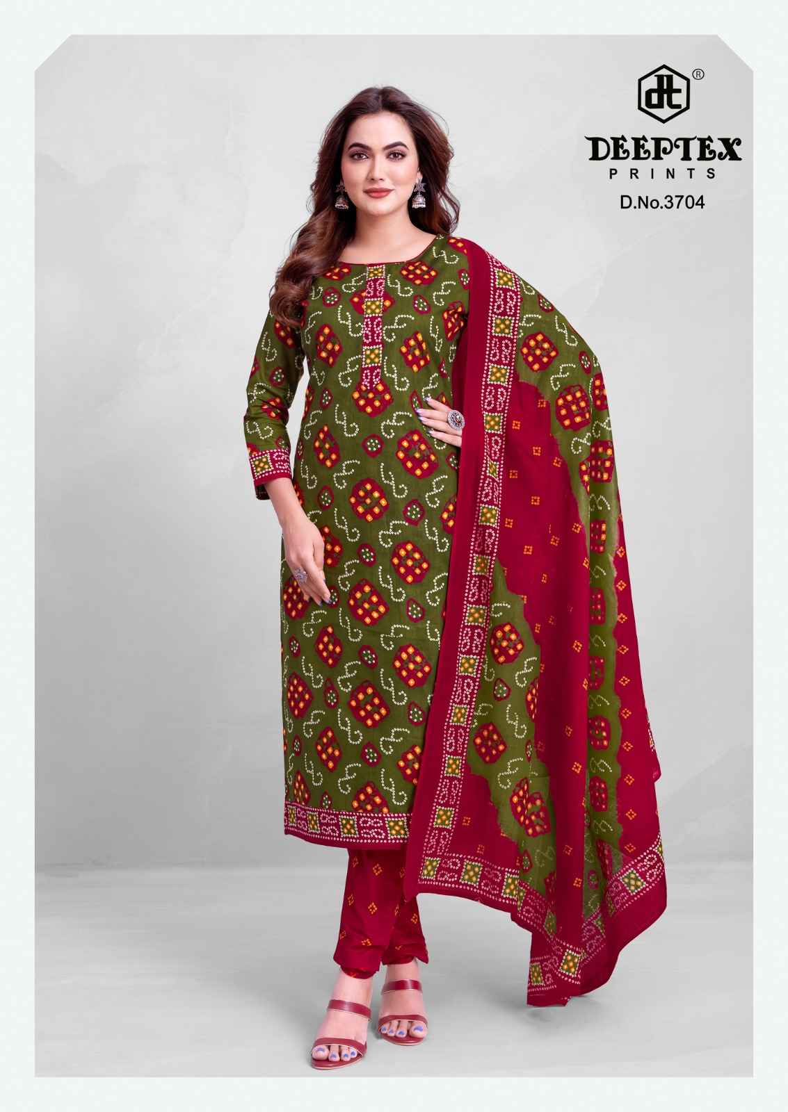Deeptex Prints Classic Chunaris Vol 37 Cotton Dress Material Wholesale Surat ( 10 Pcs Catalogue )