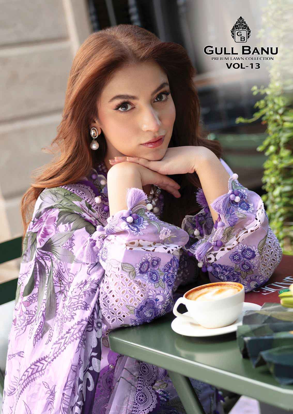 Gull Aahmed Gull Banu Vol 13 Cambric Cotton Salwar Kameez Wholesale Price ( 6 Pcs Catalog )