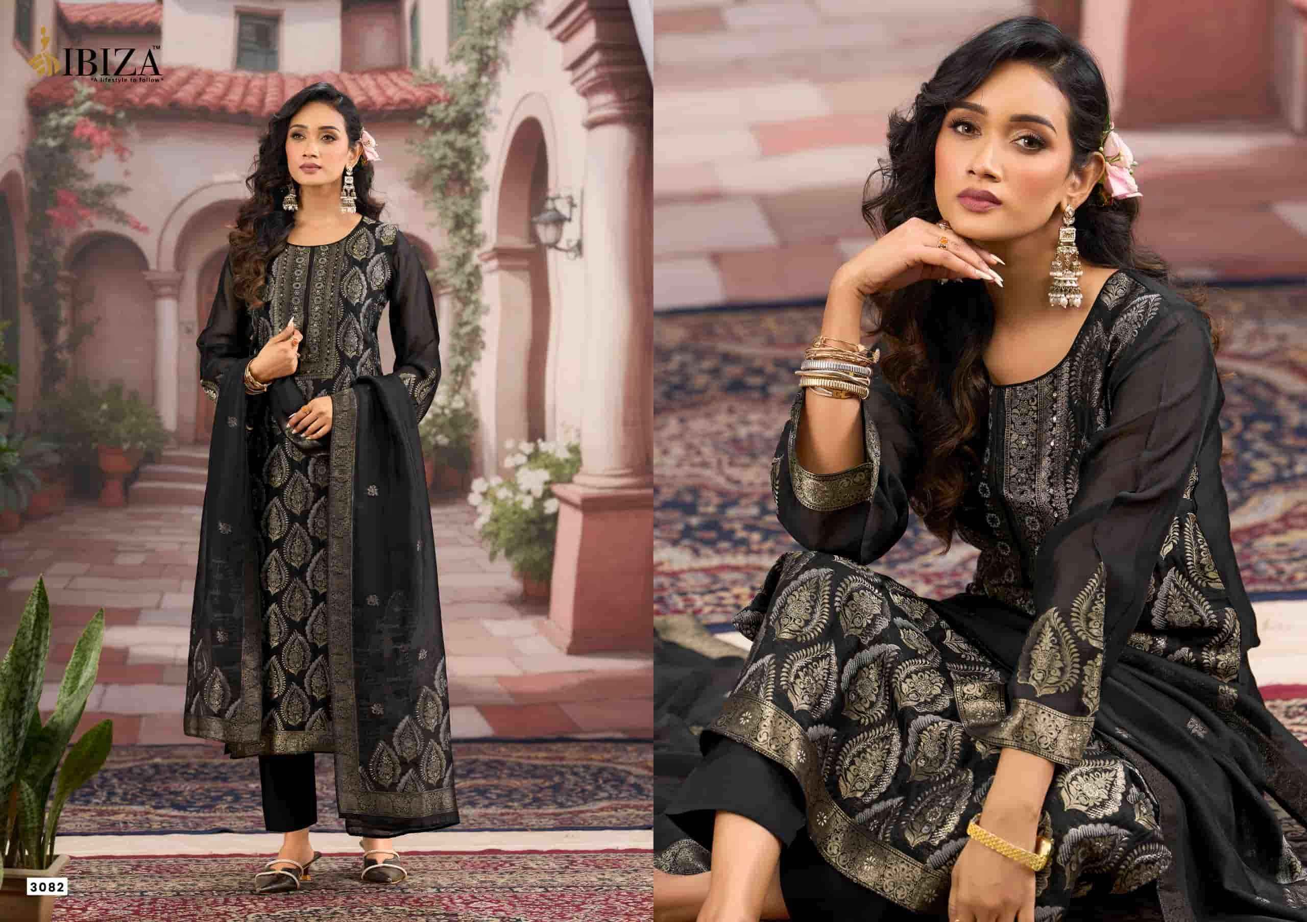 Ibiza Sanjoli Designer Pure Banglory Silk Salwar Suit _ Surat Wholesale Market Price ( 4 Pcs Catalog )