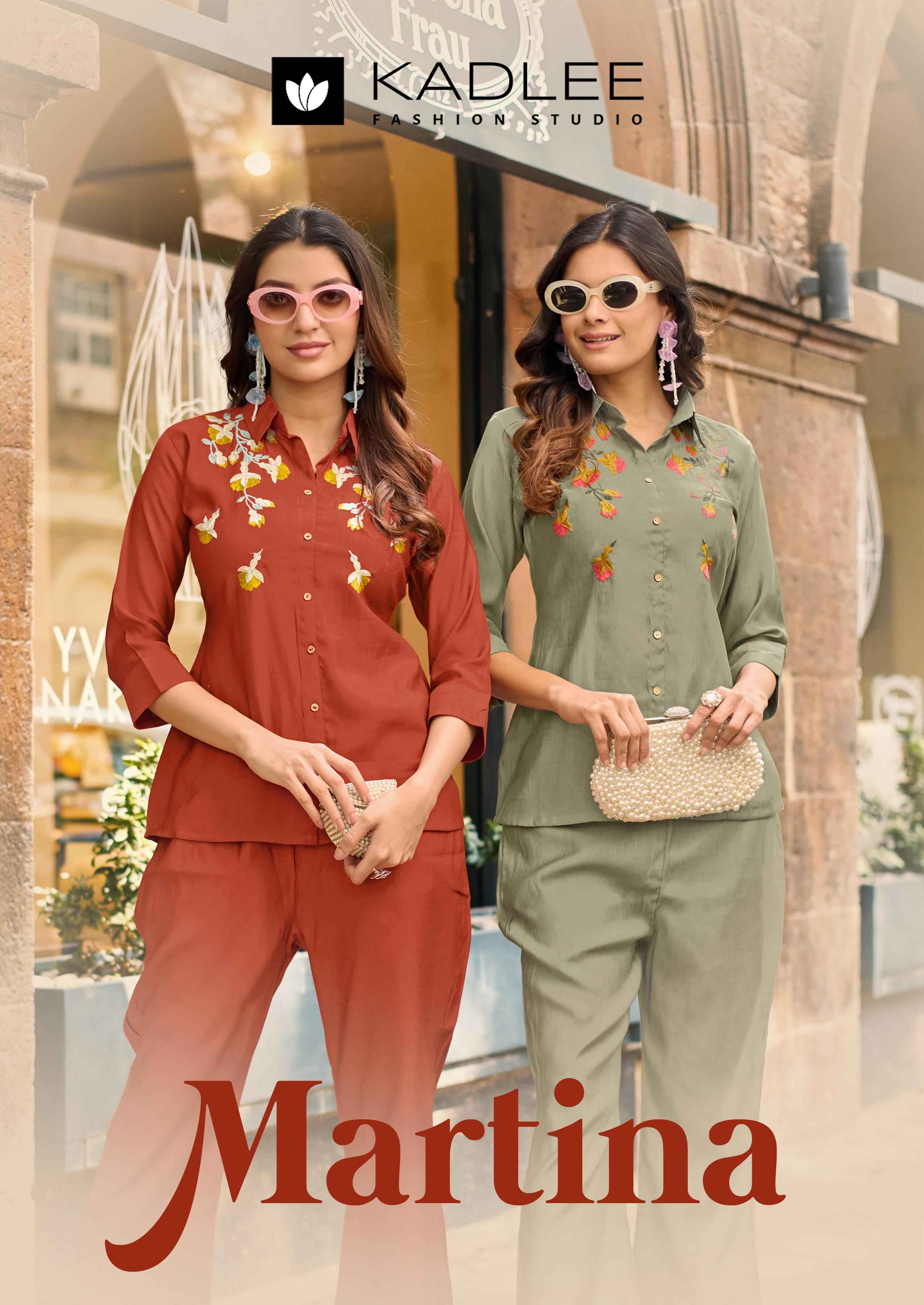 Kadlee Martina Viscose Top With Bottom Set _ Surat Wholesale Market Price ( 6 Pcs Catalog )