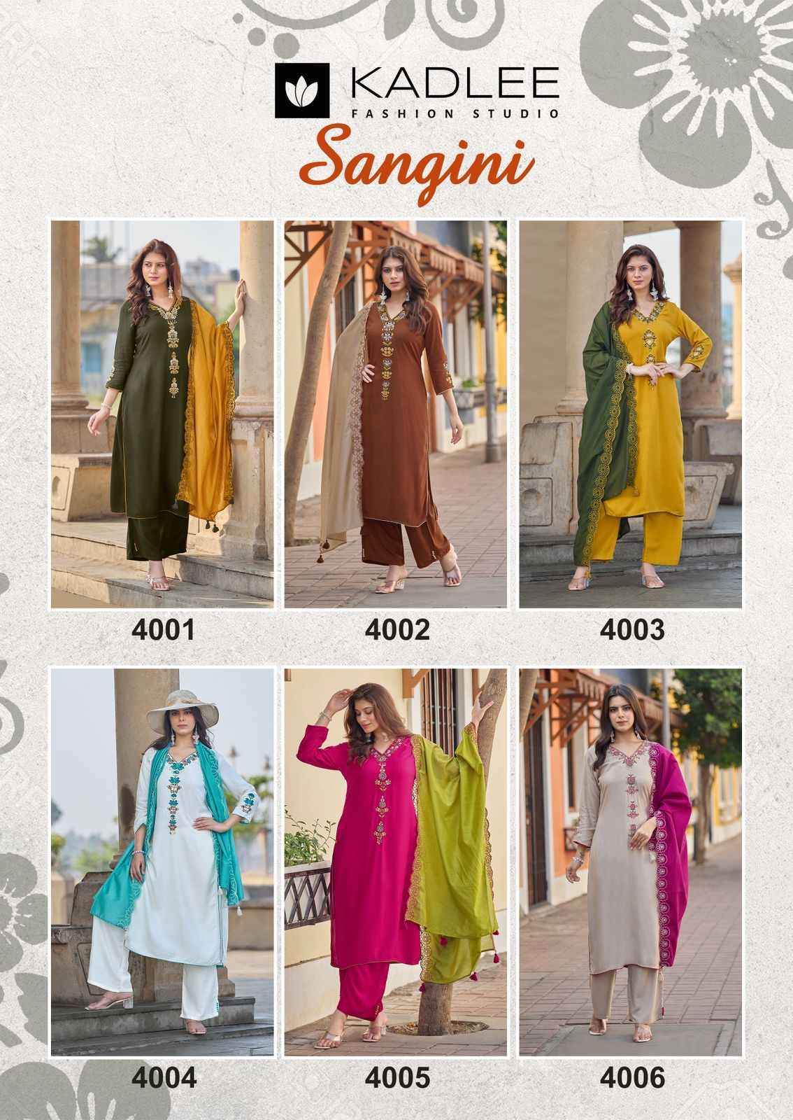 Kadlee Sangini Rayon Weaving Kurti Combo Set wholesale Price ( 6 Pcs Catalog )