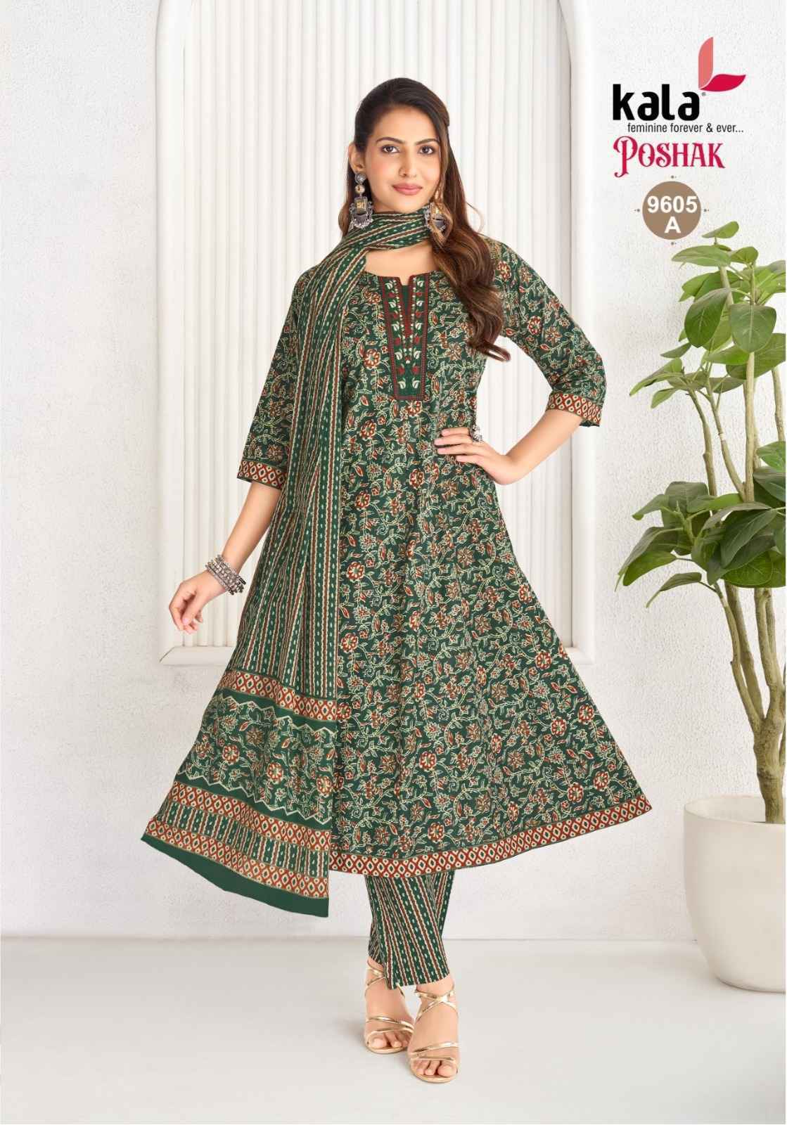 Kala Poshak Vol 5 Readymade Cotton Dress _ Surat Wholesale Texteli Price ( 8 Pcs Catalog )