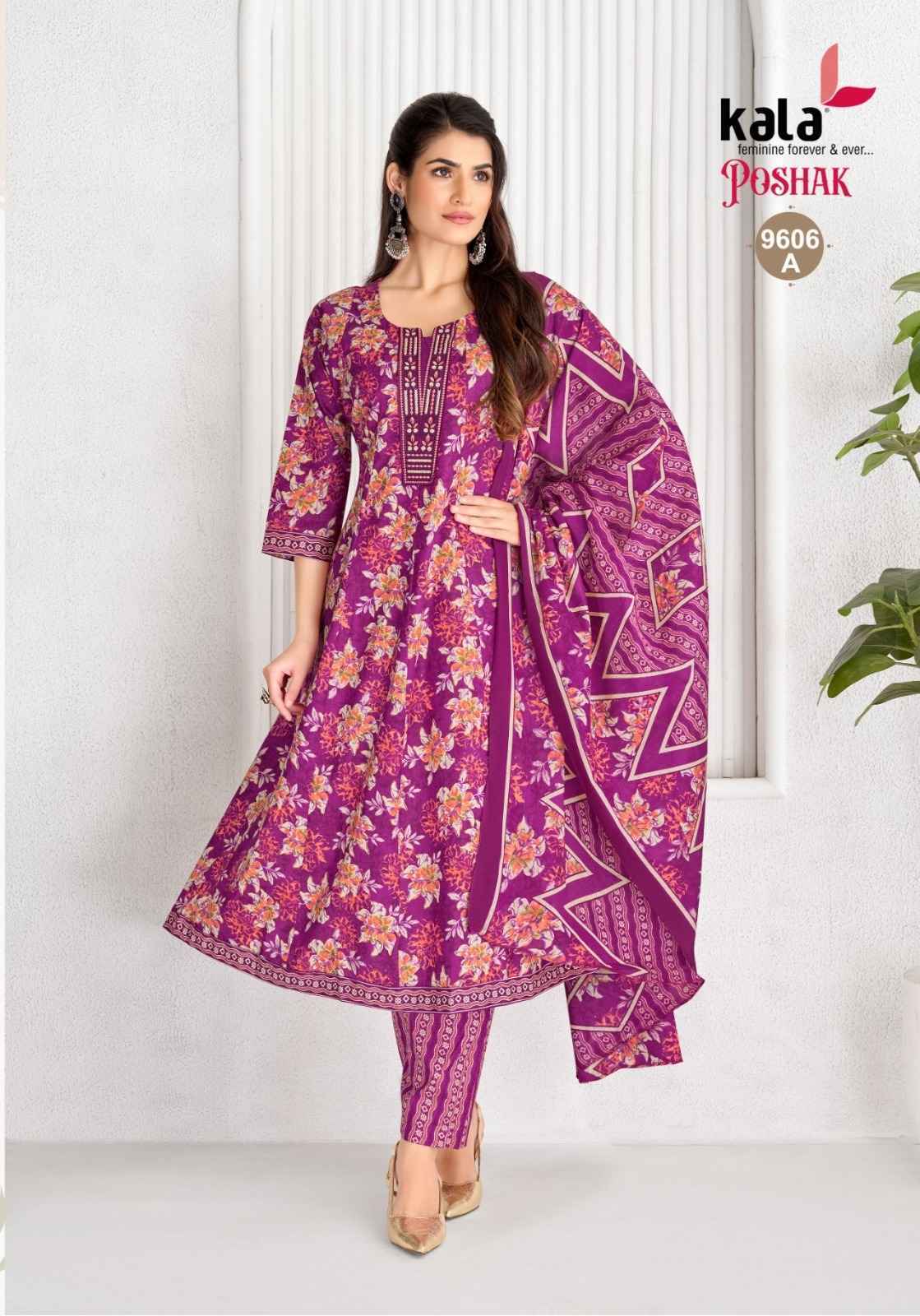 Kala Poshak Vol 5 Readymade Cotton Dress _ Surat Wholesale Texteli Price ( 8 Pcs Catalog )