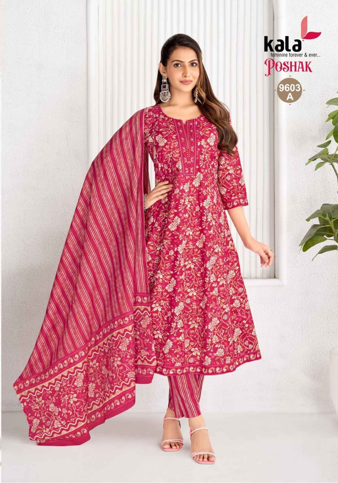 Kala Poshak Vol 5 Readymade Cotton Dress _ Surat Wholesale Texteli Price ( 8 Pcs Catalog )