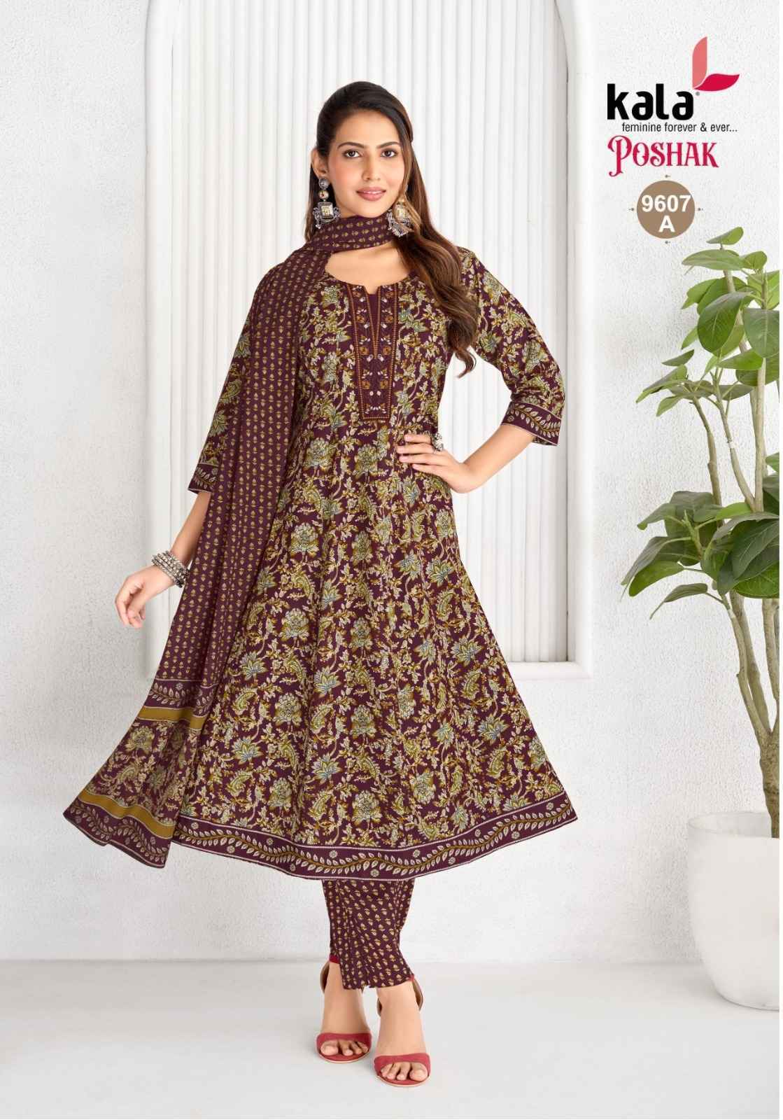 Kala Poshak Vol 5 Readymade Cotton Dress _ Surat Wholesale Texteli Price ( 8 Pcs Catalog )