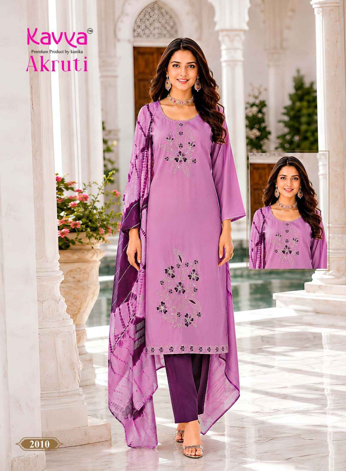 Kavya Akruti Vol 2 Roman Silk Kurti Wholesale Price ( 10 pcs Catalogue )