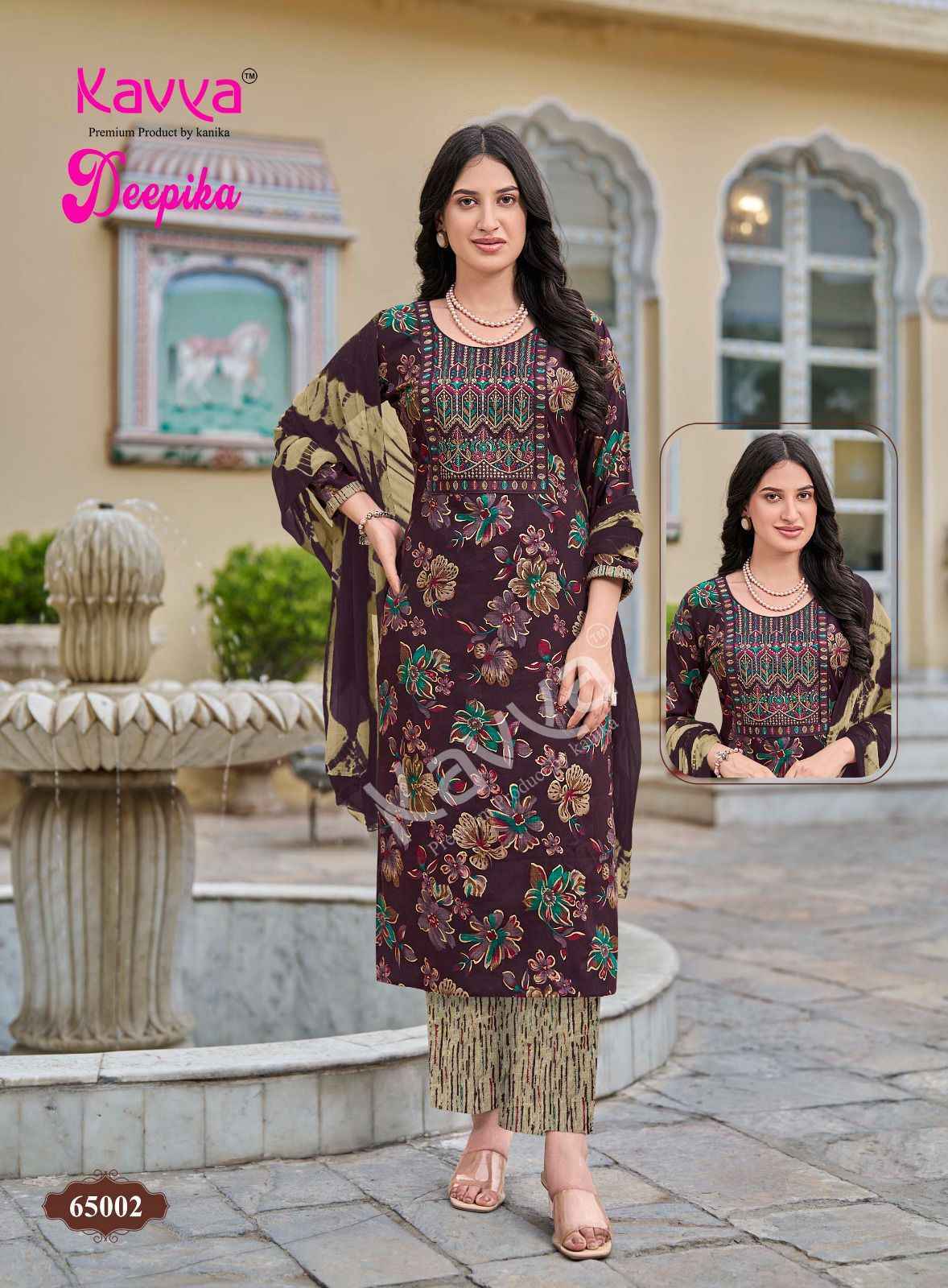 Kavya Deepika Vol 65 Capsule Kurti Combo Set _ Surat Wholesale Market Price ( 10 Pcs Catalog )