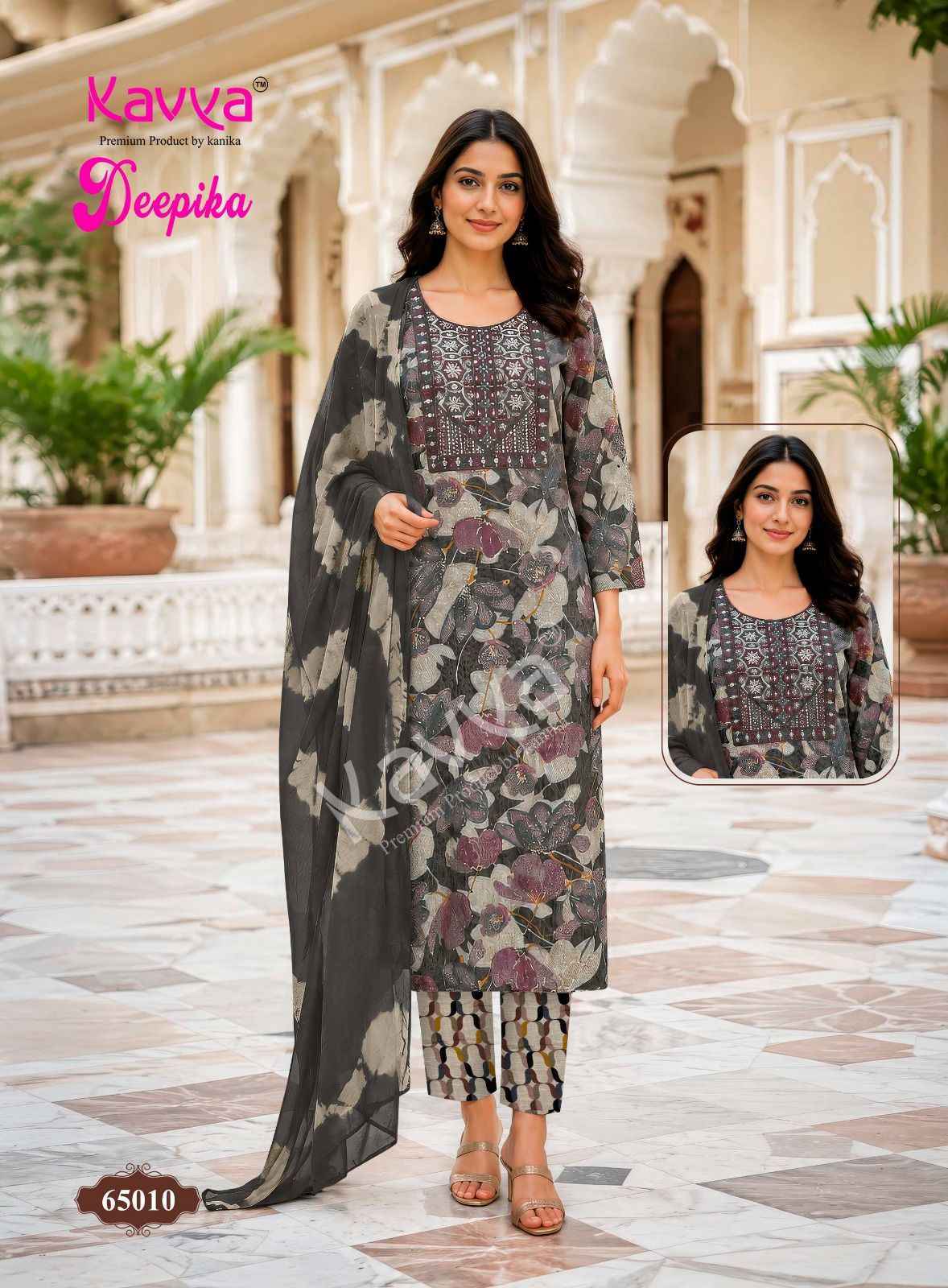 Kavya Deepika Vol 65 Capsule Kurti Combo Set _ Surat Wholesale Market Price ( 10 Pcs Catalog )